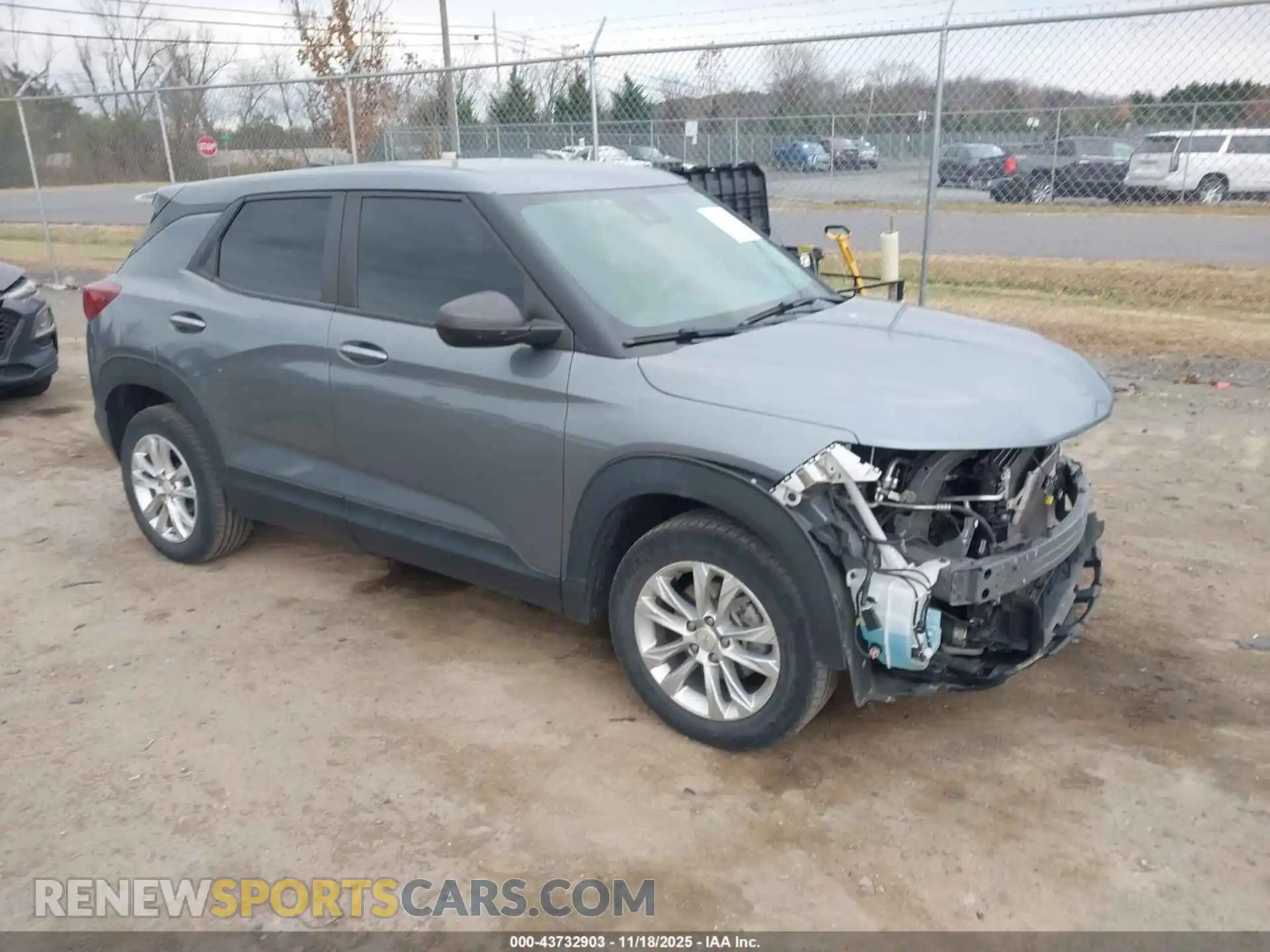 1 Photograph of a damaged car KL79MMS21MB174443 CHEVROLET TRAILBLAZER 2021