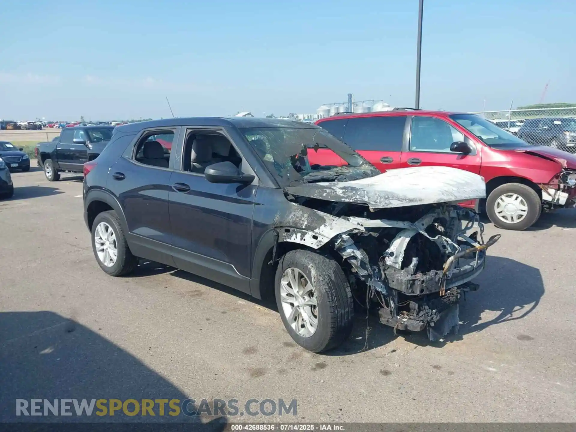 1 Photograph of a damaged car KL79MMS23MB016380 CHEVROLET TRAILBLAZER 2021
