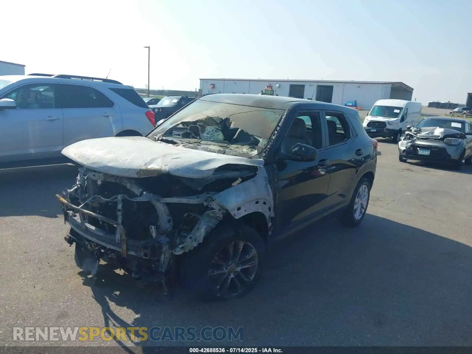 2 Photograph of a damaged car KL79MMS23MB016380 CHEVROLET TRAILBLAZER 2021