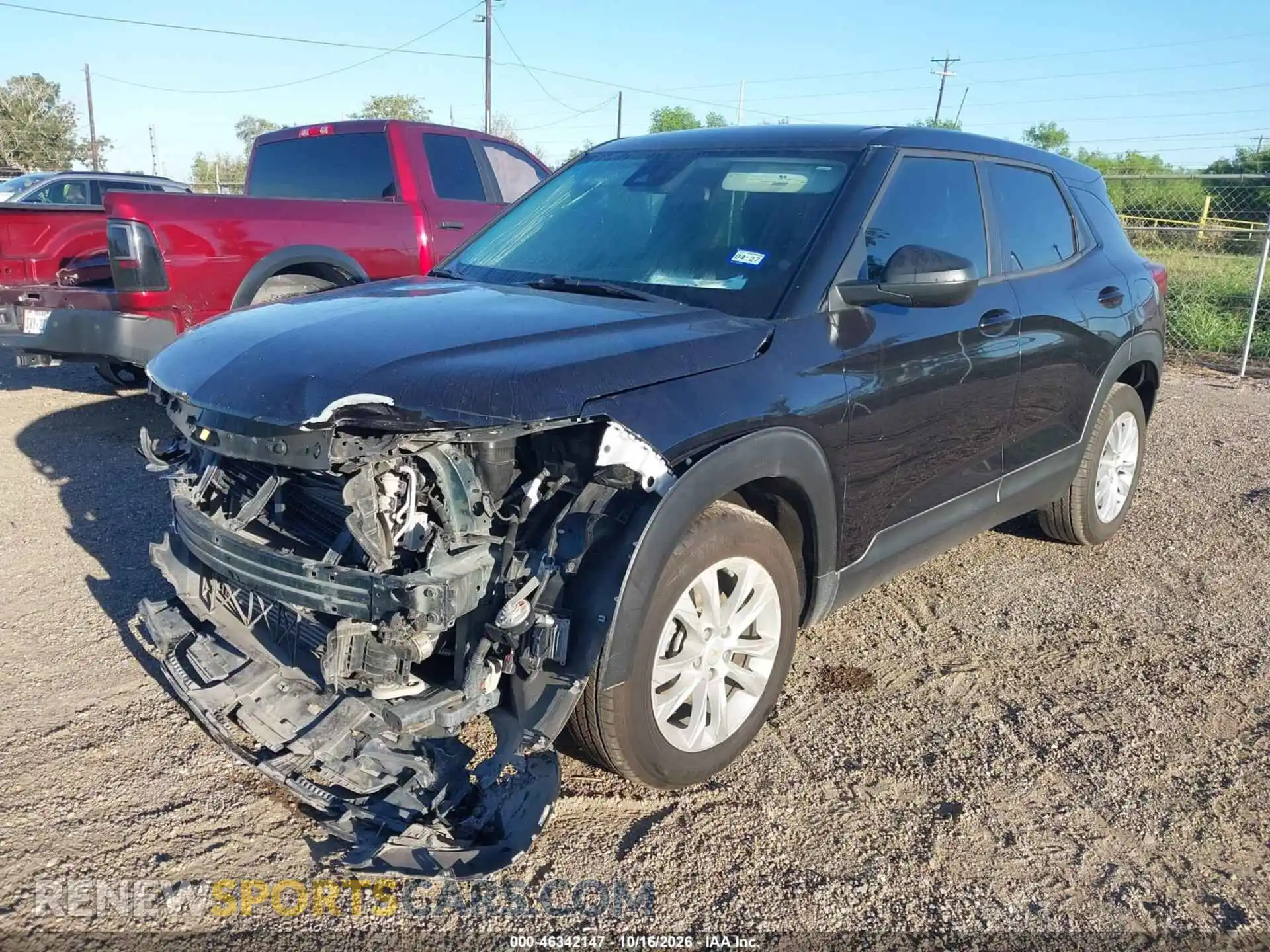 2 fotografías del automóvil dañado KL79MMS23MB070603 CHEVROLET TRAILBLAZER 2021