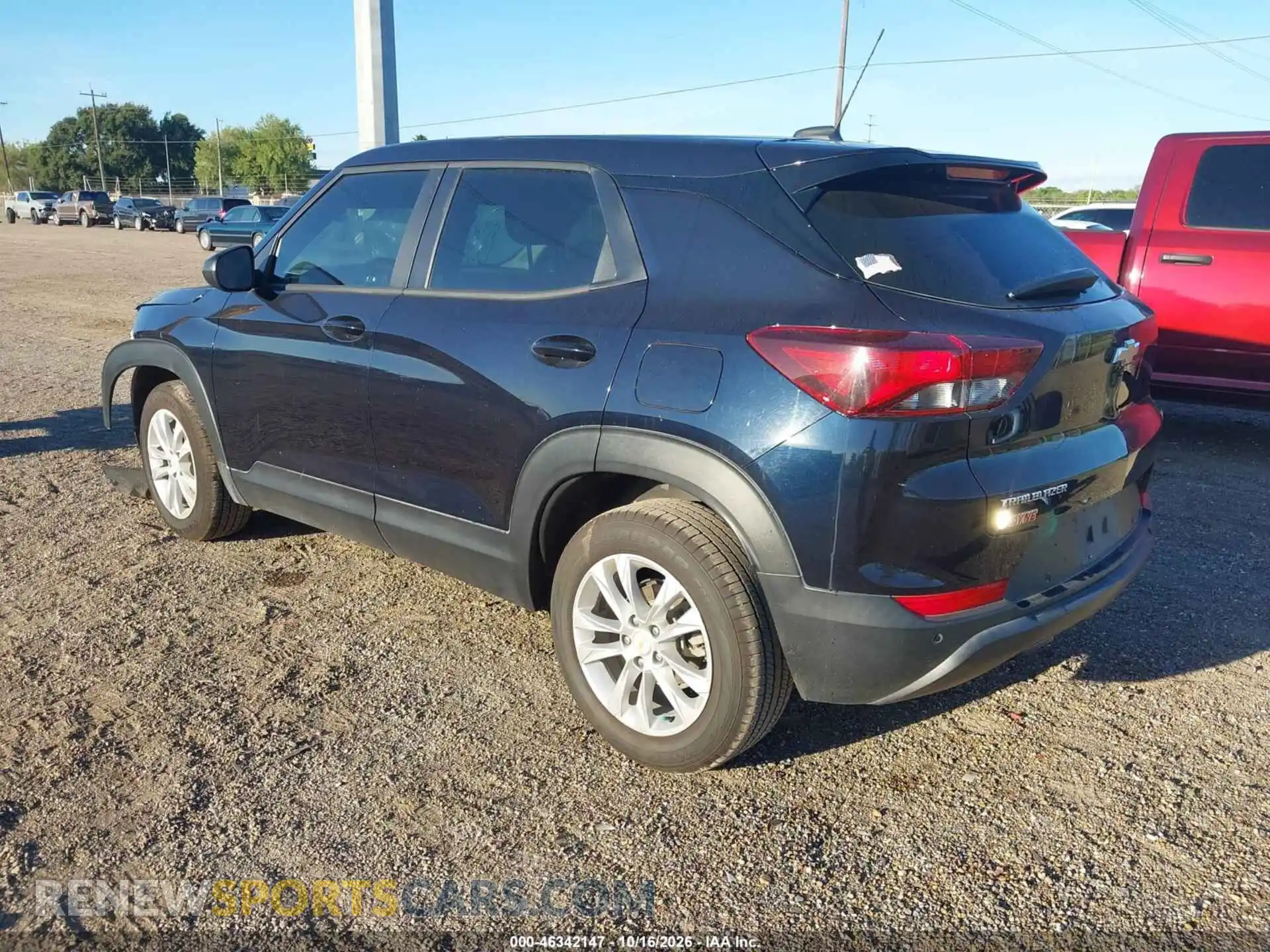 3 fotografías del automóvil dañado KL79MMS23MB070603 CHEVROLET TRAILBLAZER 2021
