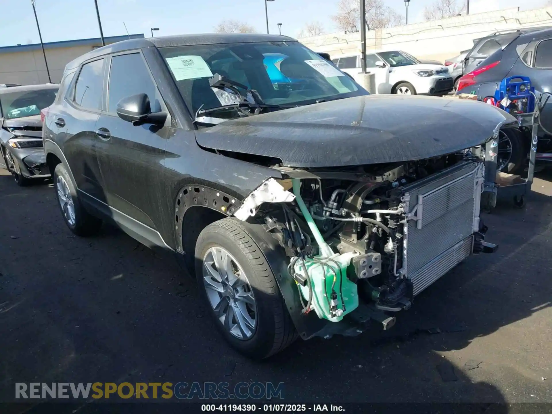 1 Photograph of a damaged car KL79MMS23MB175836 CHEVROLET TRAILBLAZER 2021