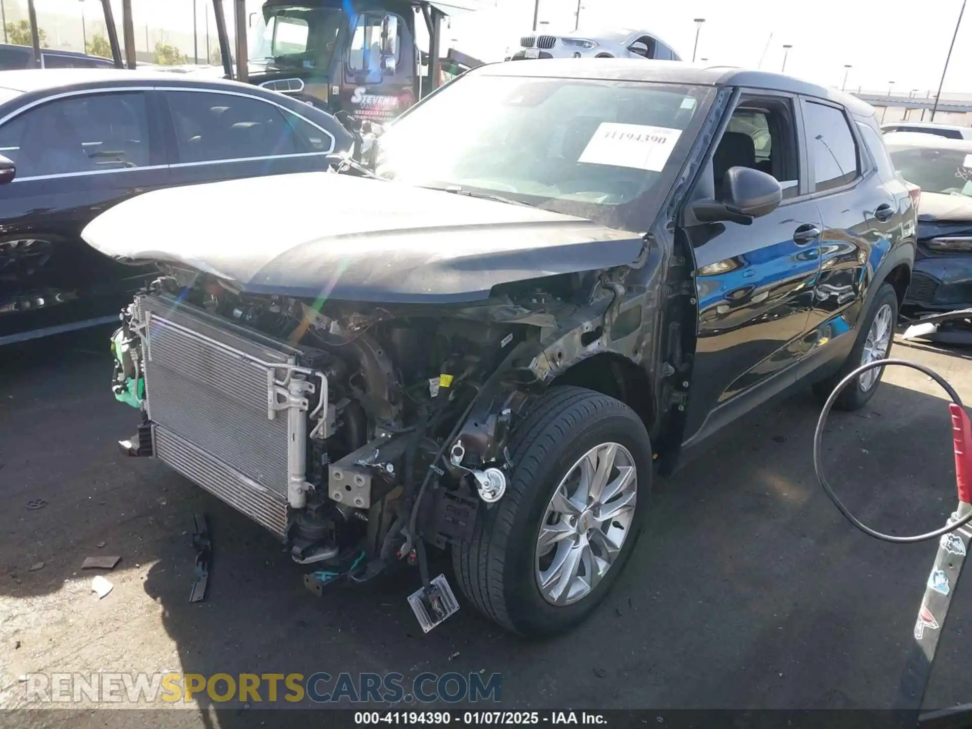 2 Photograph of a damaged car KL79MMS23MB175836 CHEVROLET TRAILBLAZER 2021