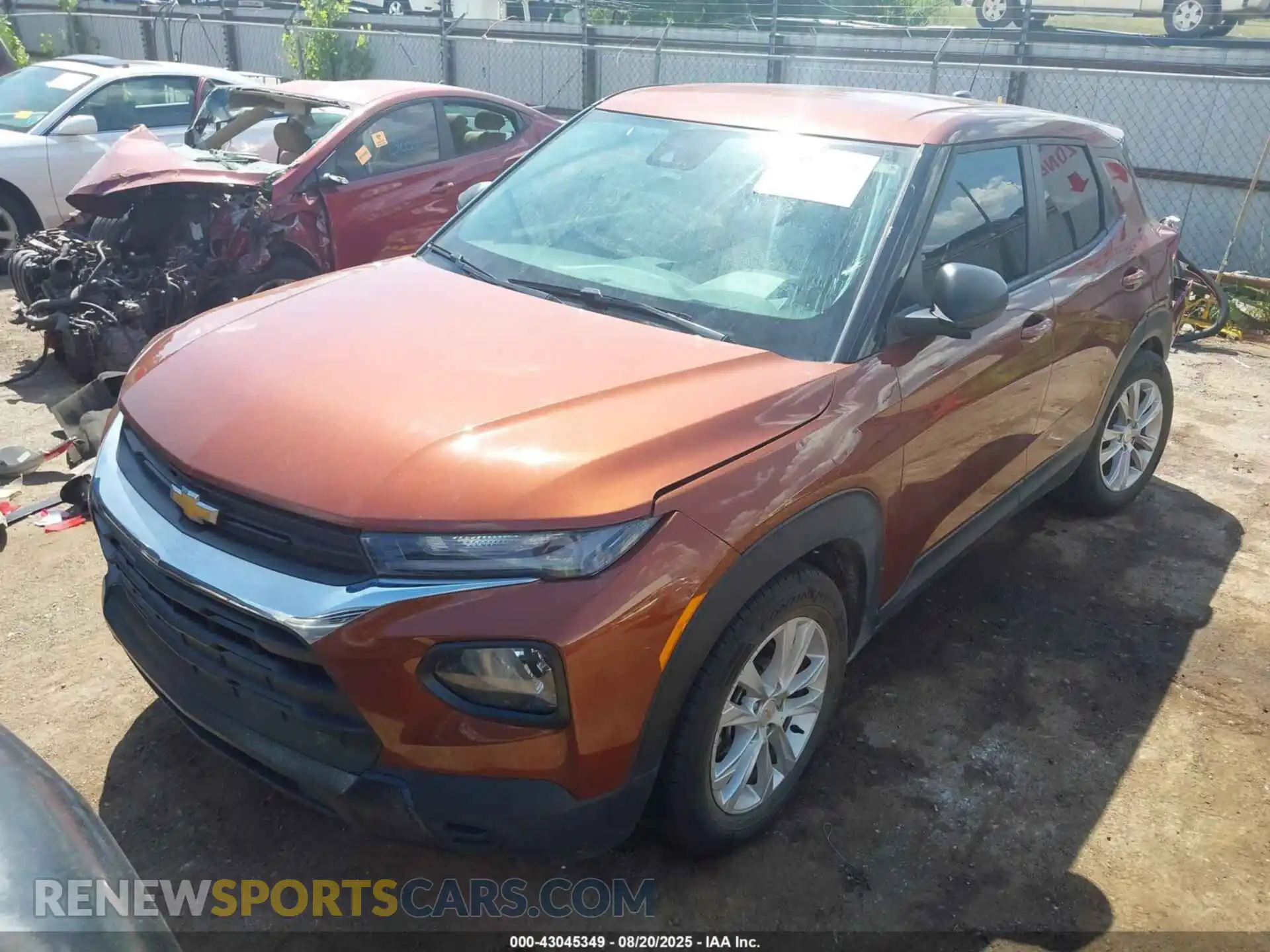 2 Photograph of a damaged car KL79MMS24MB056645 CHEVROLET TRAILBLAZER 2021