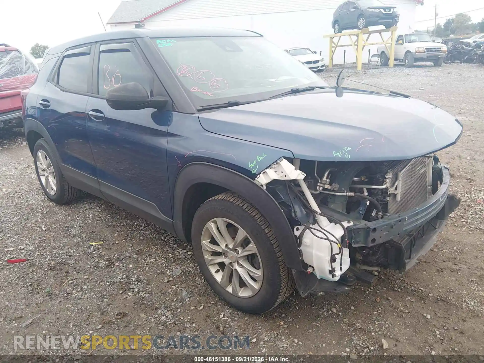 1 Фотография поврежденного автомобиля KL79MMS24MB057665 CHEVROLET TRAILBLAZER 2021