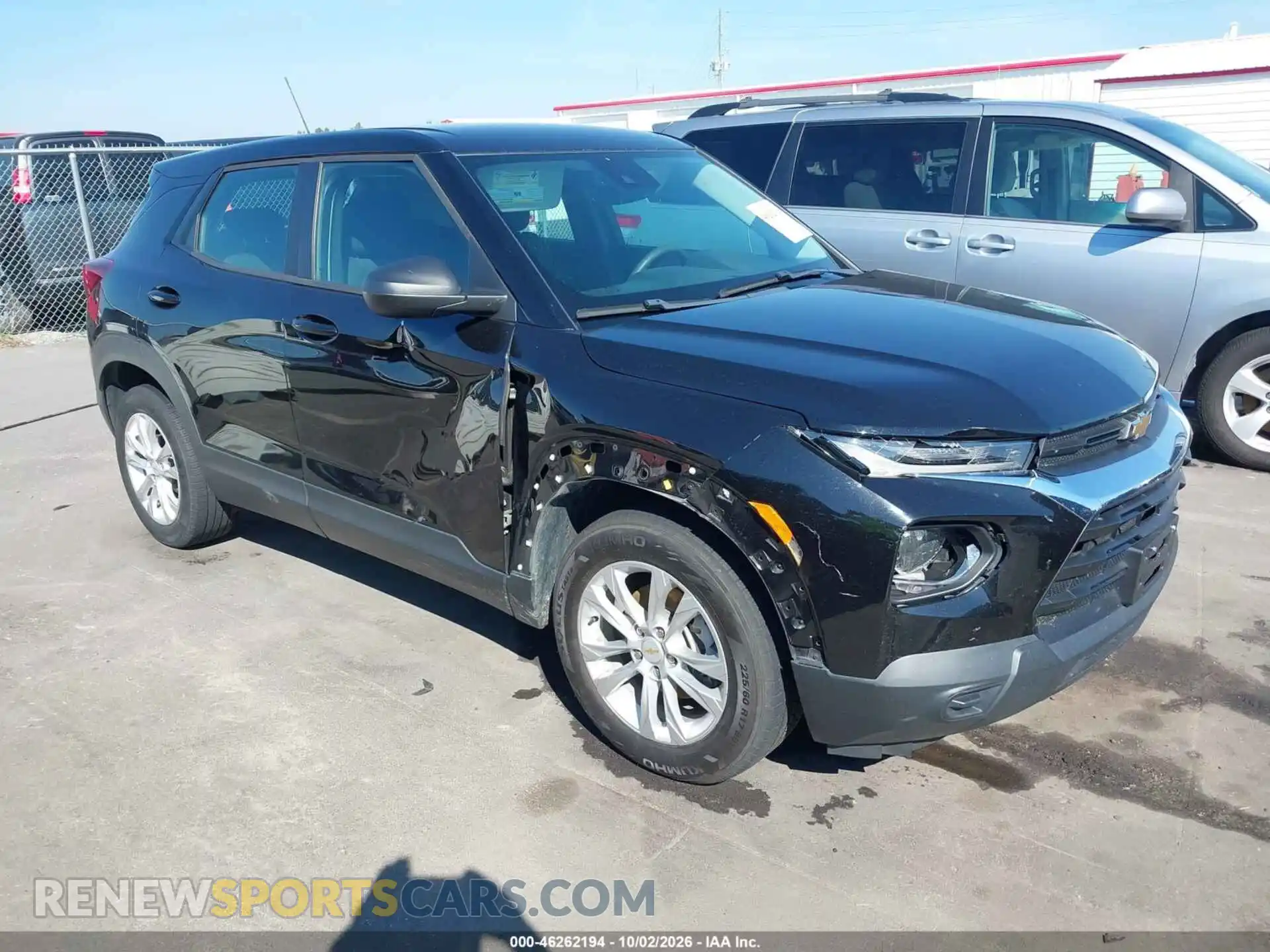 1 Photograph of a damaged car KL79MMS25MB015862 CHEVROLET TRAILBLAZER 2021