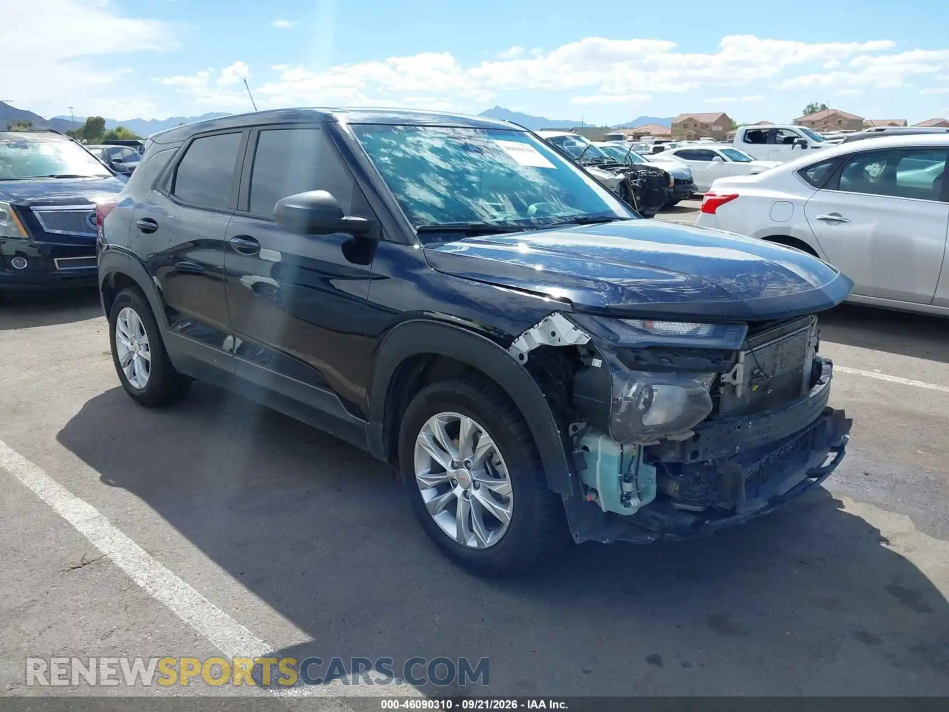 1 Photograph of a damaged car KL79MMS25MB135029 CHEVROLET TRAILBLAZER 2021