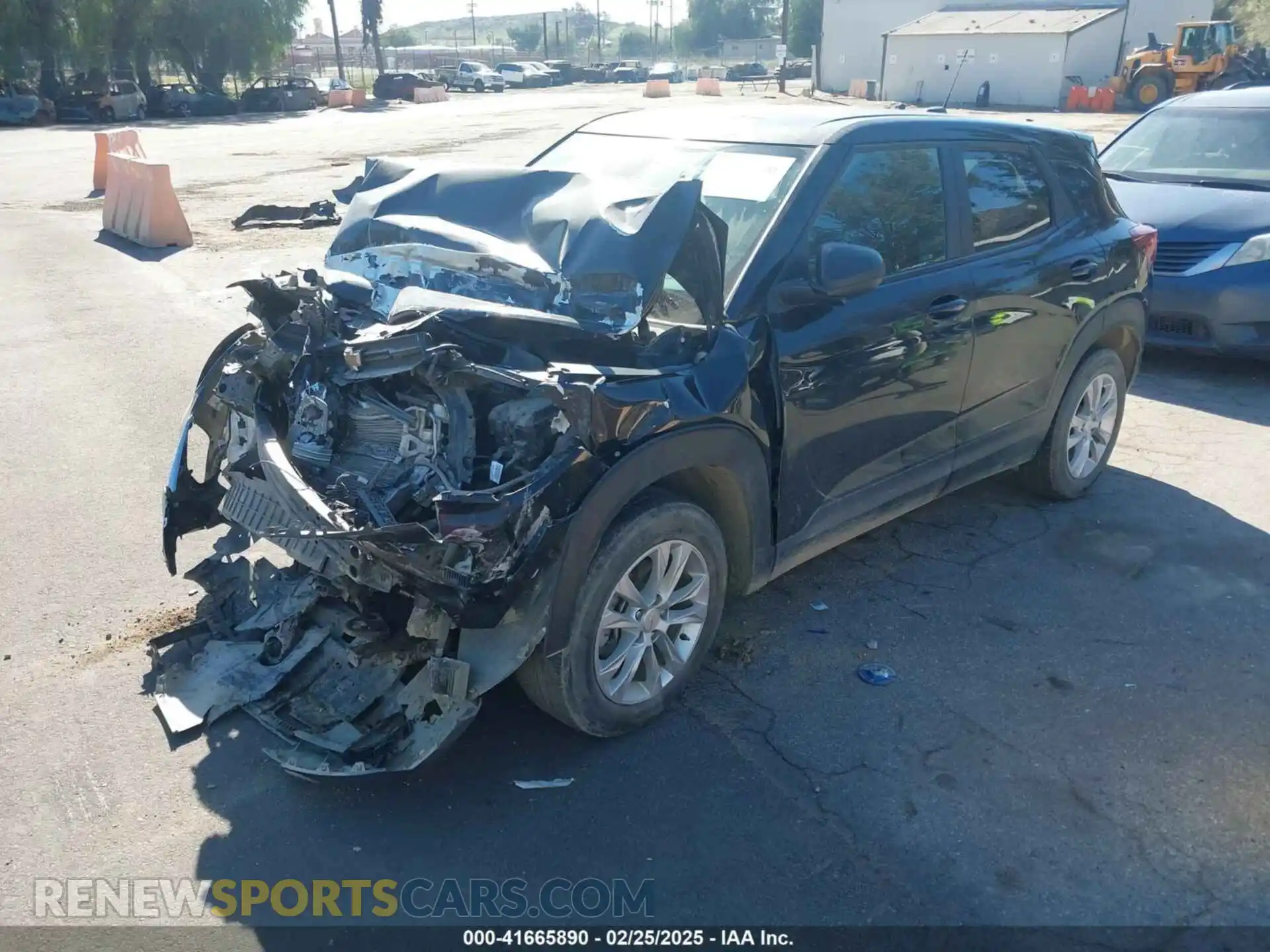 2 Photograph of a damaged car KL79MMS26MB099318 CHEVROLET TRAILBLAZER 2021