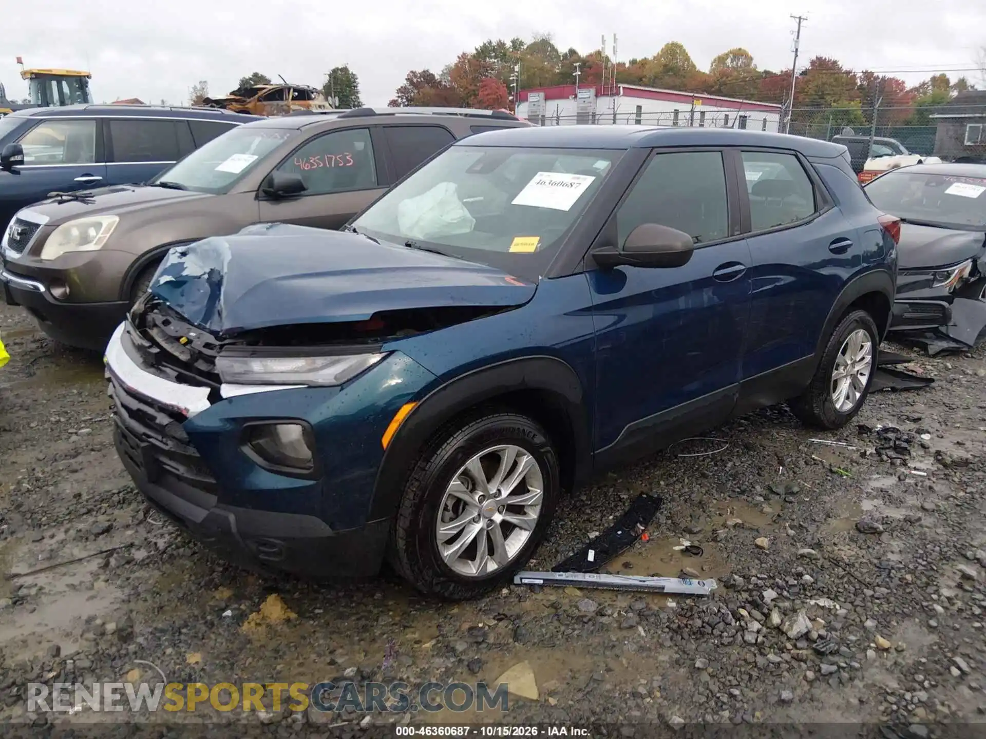 2 Photograph of a damaged car KL79MMS26MB126338 CHEVROLET TRAILBLAZER 2021