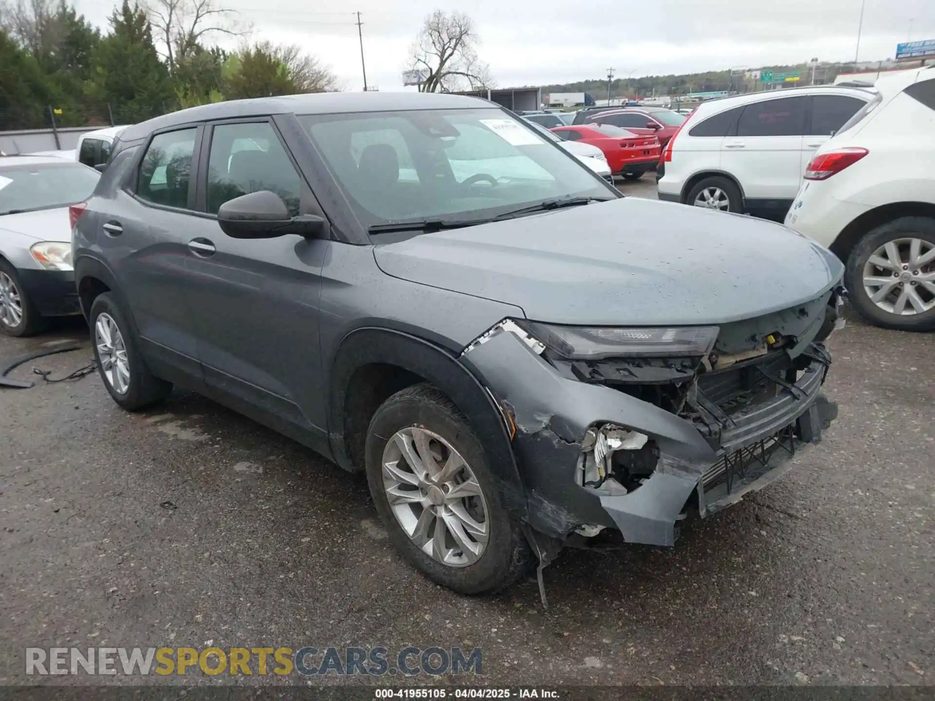 1 Photograph of a damaged car KL79MMS27MB168873 CHEVROLET TRAILBLAZER 2021