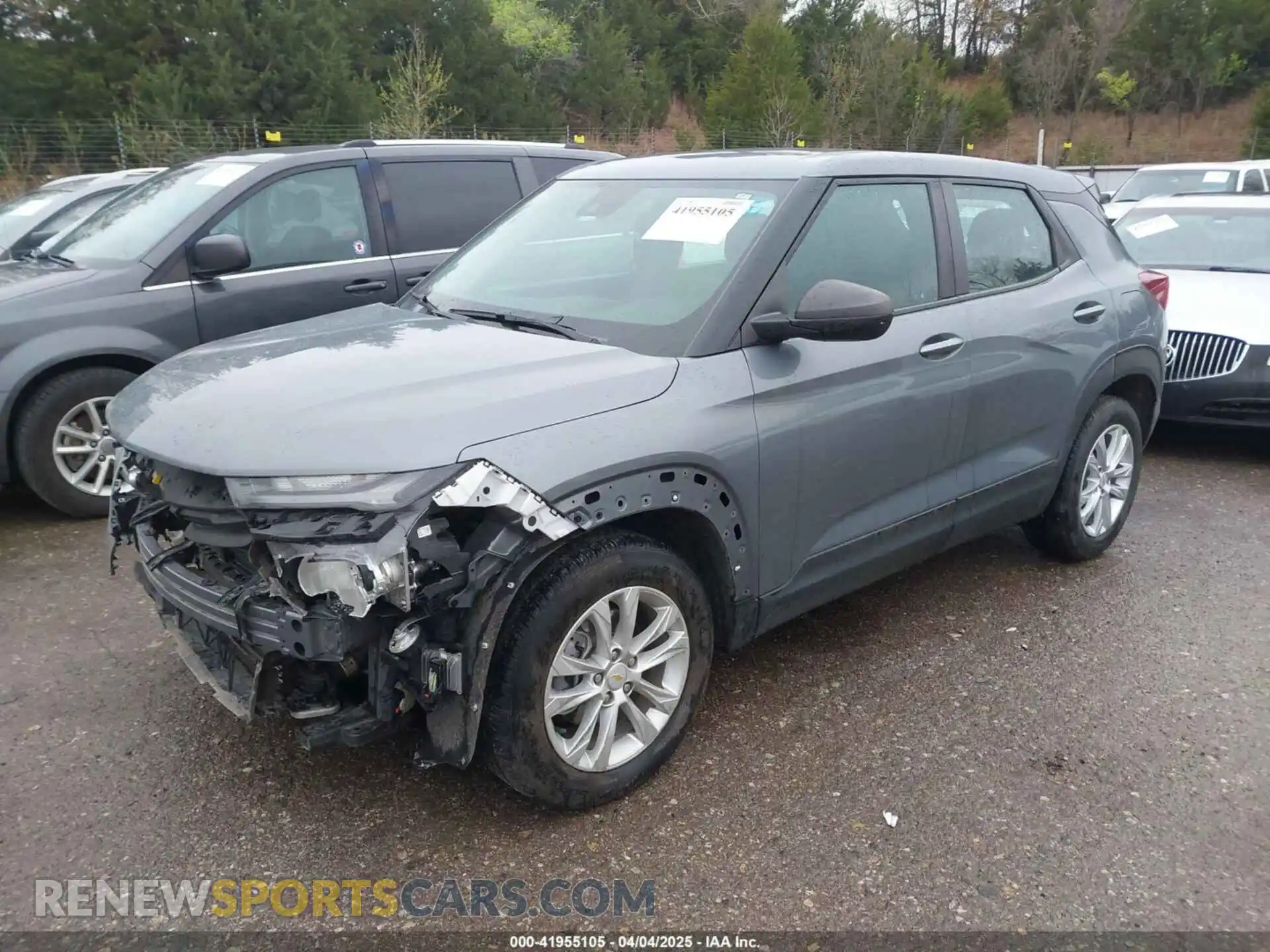 2 Photograph of a damaged car KL79MMS27MB168873 CHEVROLET TRAILBLAZER 2021