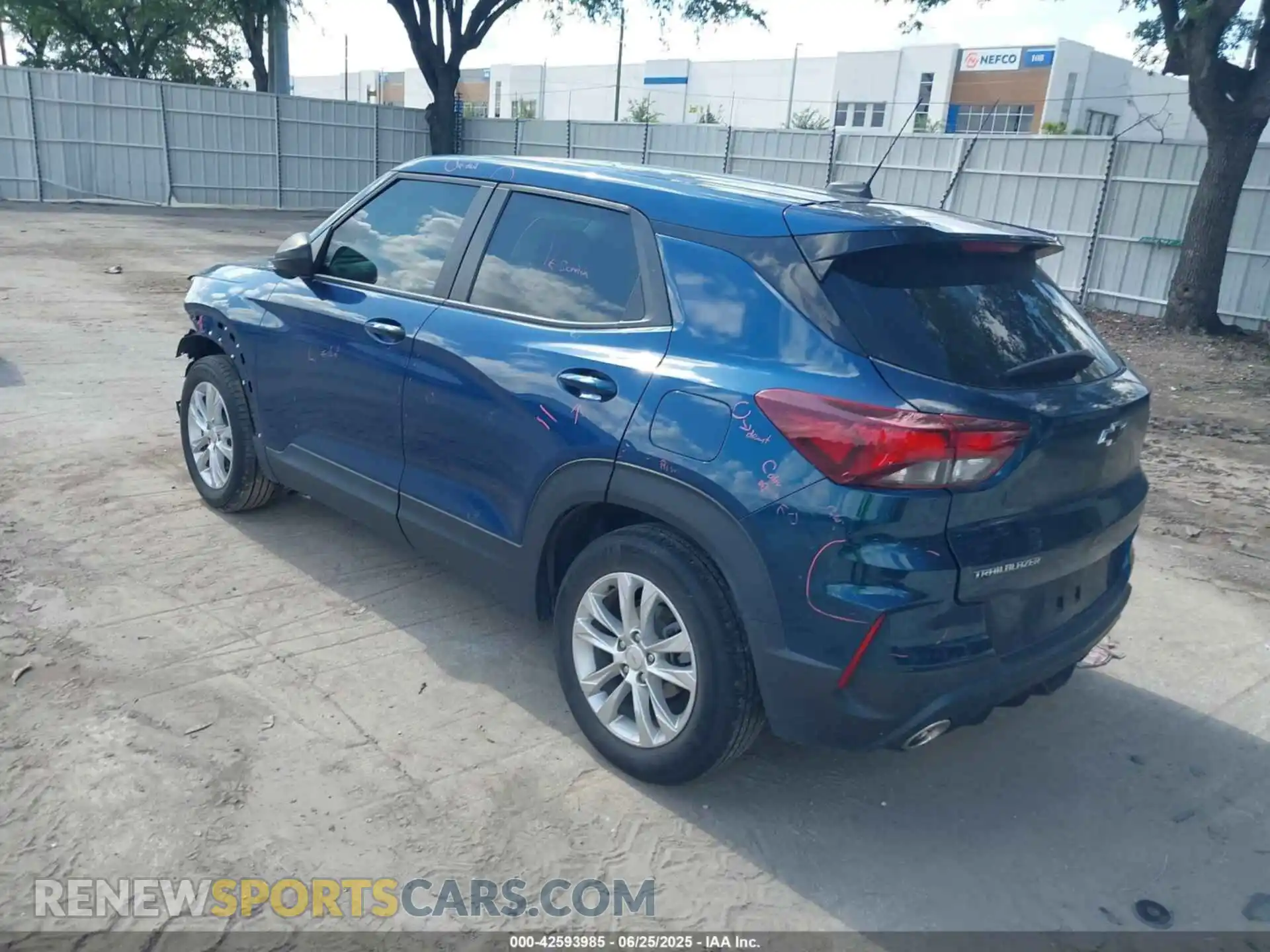 3 Photograph of a damaged car KL79MMS2XMB139559 CHEVROLET TRAILBLAZER 2021