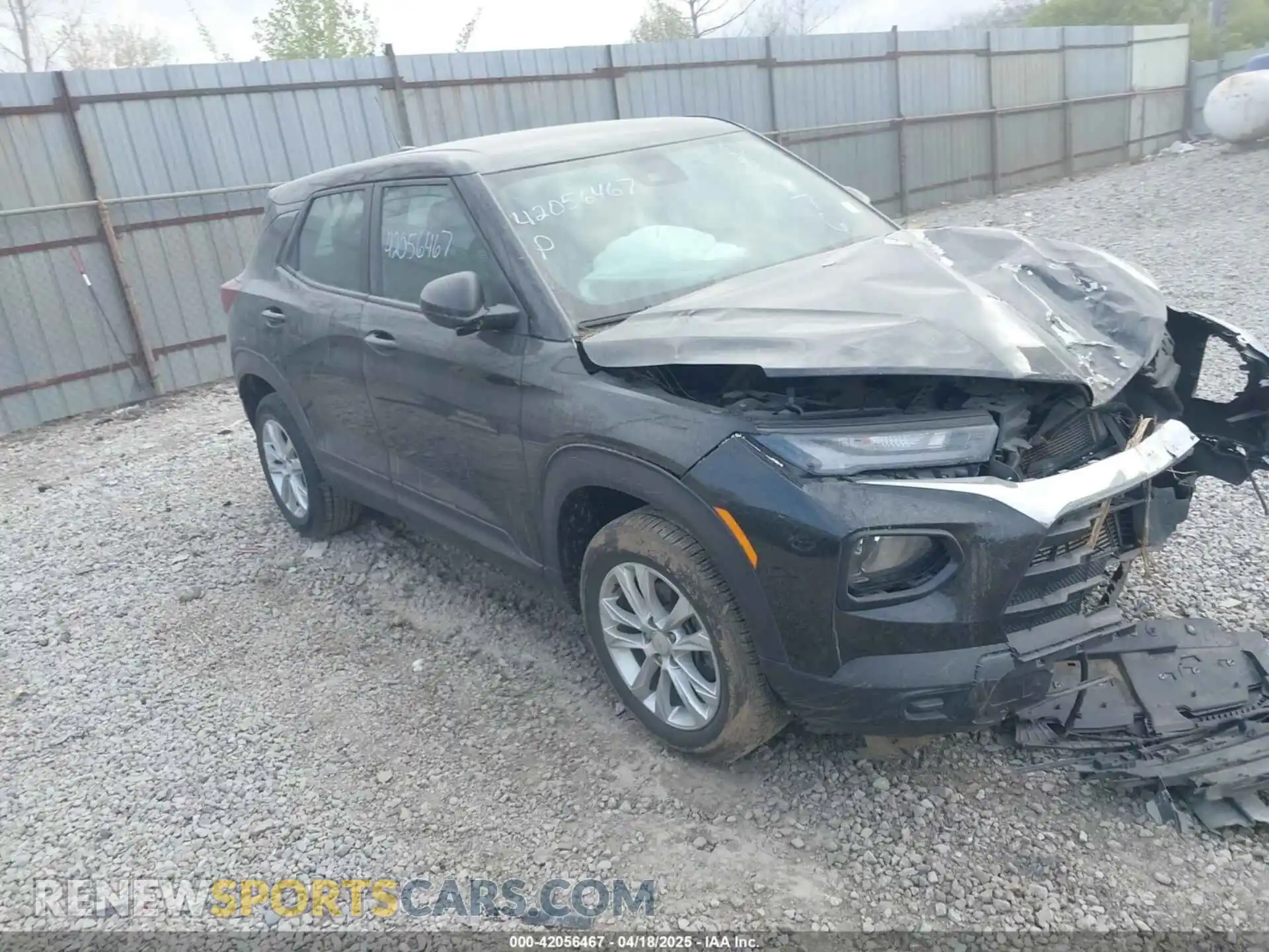 1 Photograph of a damaged car KL79MNSL4MB086176 CHEVROLET TRAILBLAZER 2021