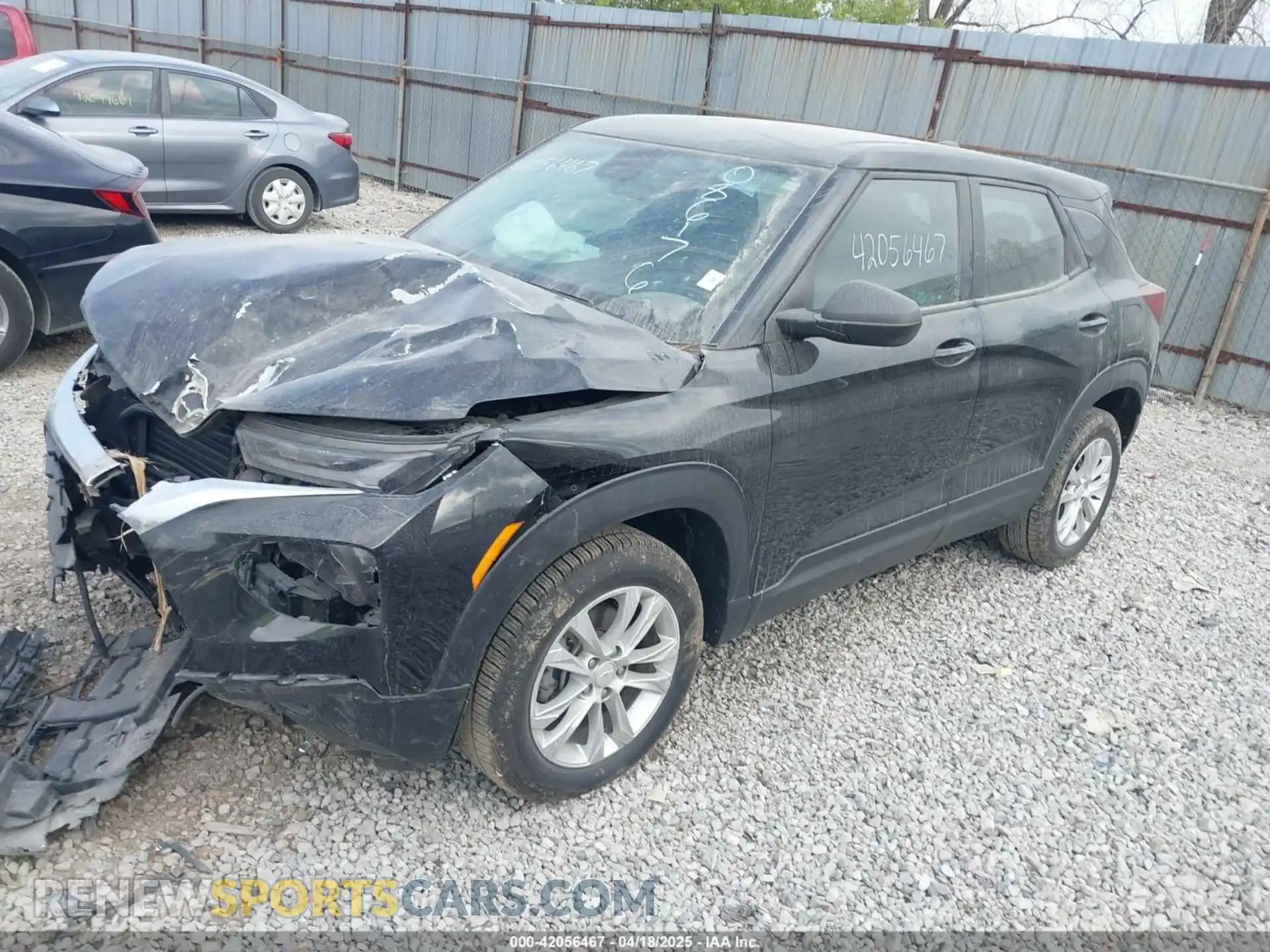 2 Photograph of a damaged car KL79MNSL4MB086176 CHEVROLET TRAILBLAZER 2021