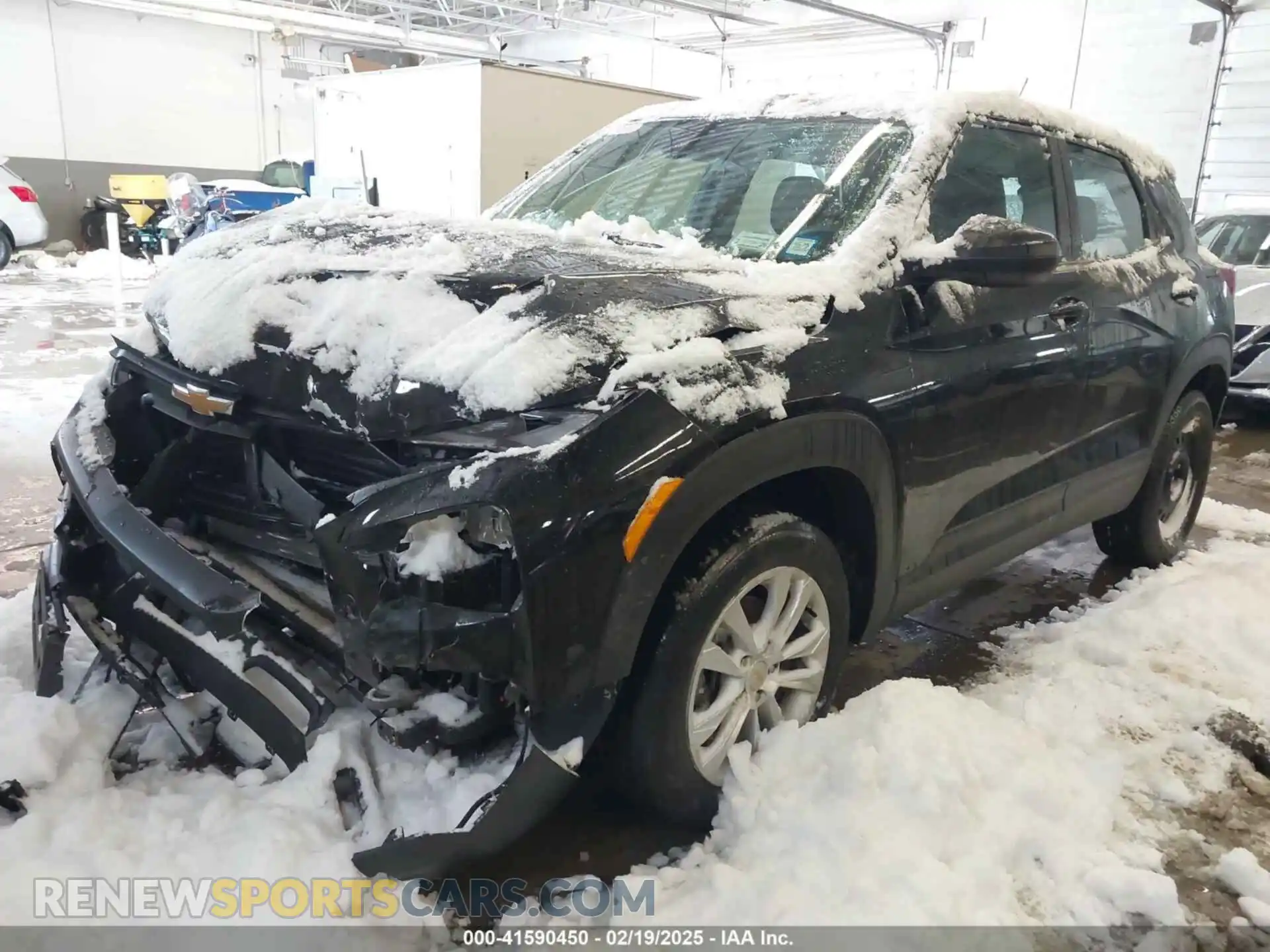 2 Photograph of a damaged car KL79MNSL7MB085703 CHEVROLET TRAILBLAZER 2021