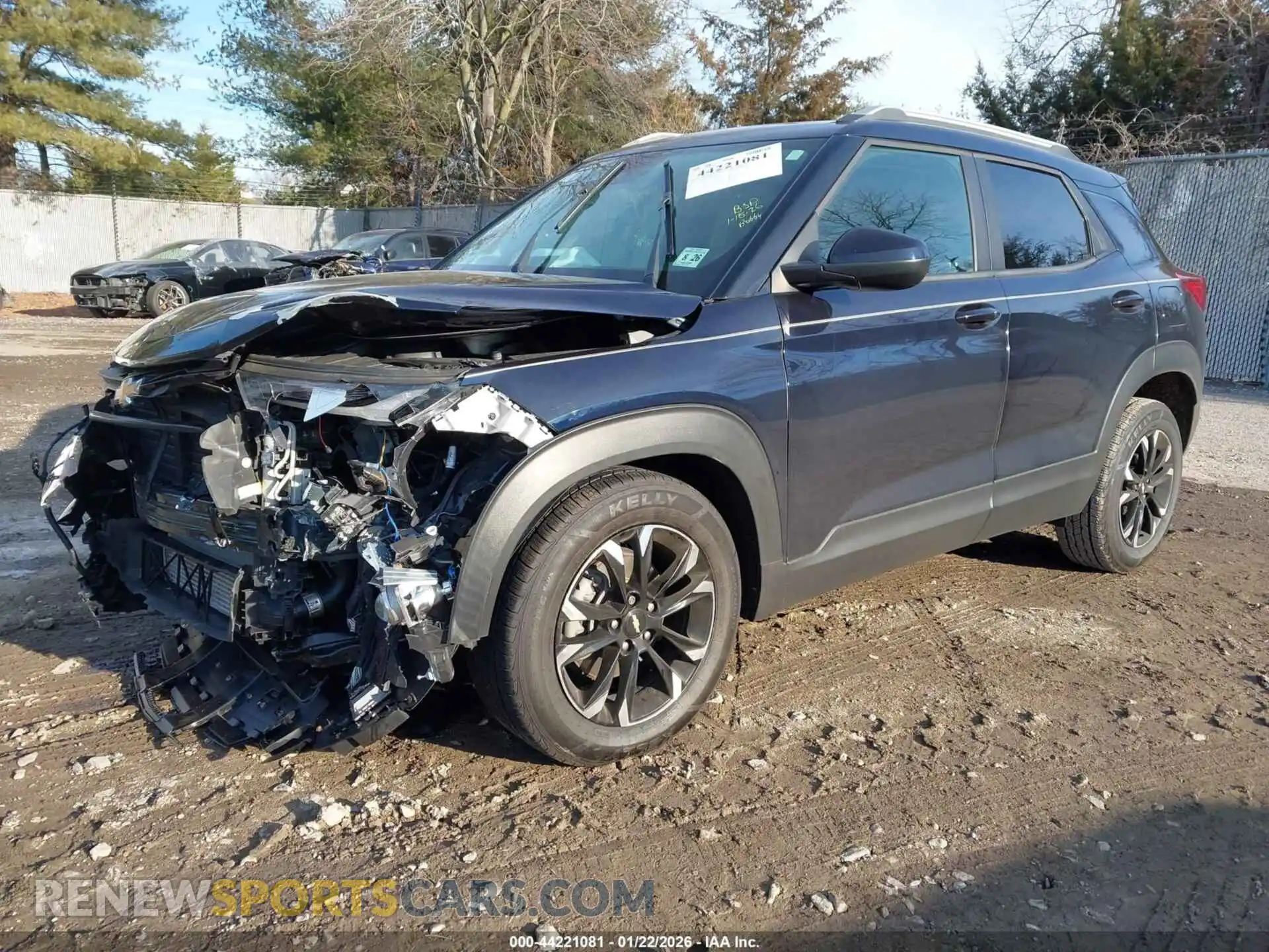 2 Photograph of a damaged car KL79MPS24MB014591 CHEVROLET TRAILBLAZER 2021