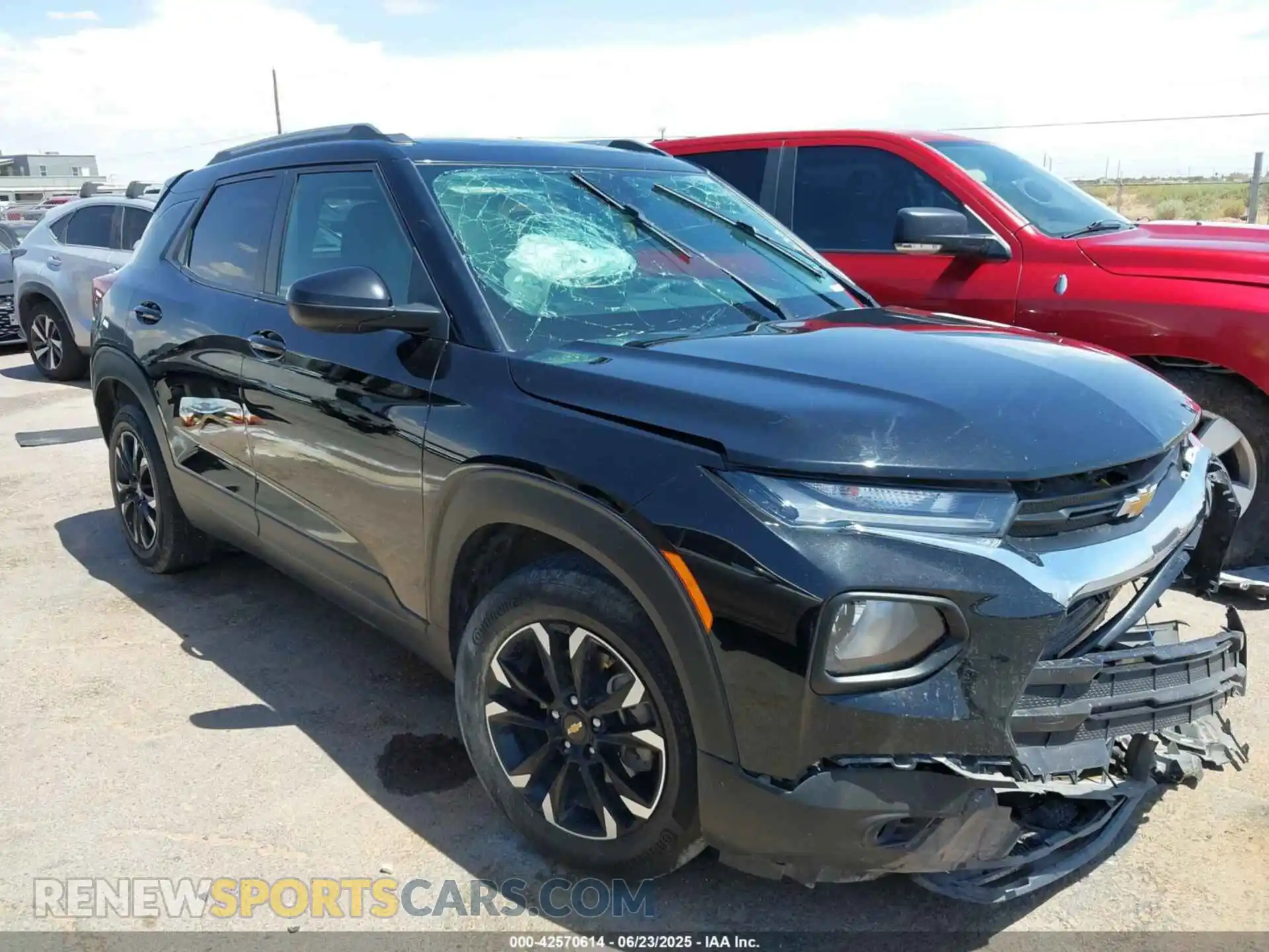 1 Photograph of a damaged car KL79MPS24MB155581 CHEVROLET TRAILBLAZER 2021
