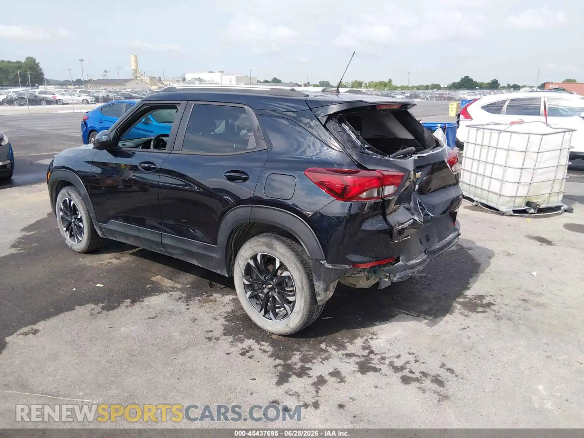 3 fotografías del automóvil dañado KL79MPS26MB076672 CHEVROLET TRAILBLAZER 2021