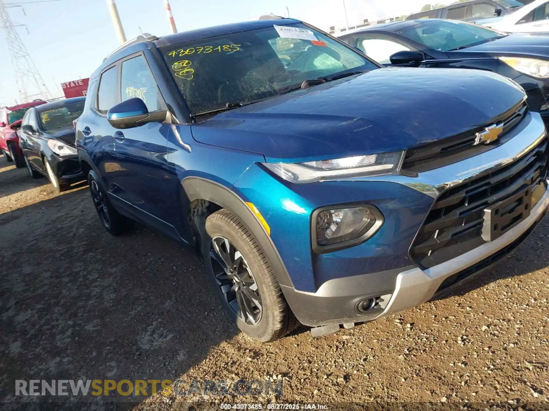1 Photograph of a damaged car KL79MPS26MB116720 CHEVROLET TRAILBLAZER 2021