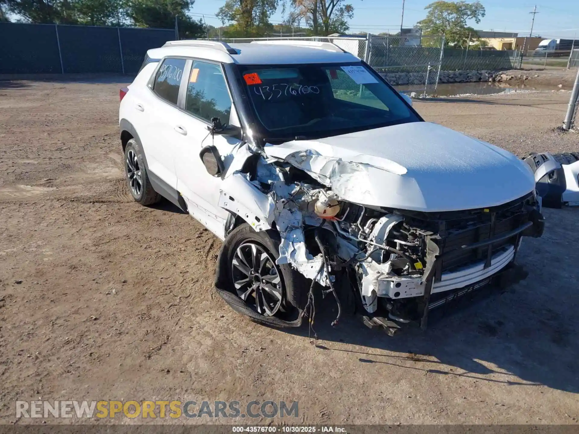 1 Photograph of a damaged car KL79MPS27MB154649 CHEVROLET TRAILBLAZER 2021