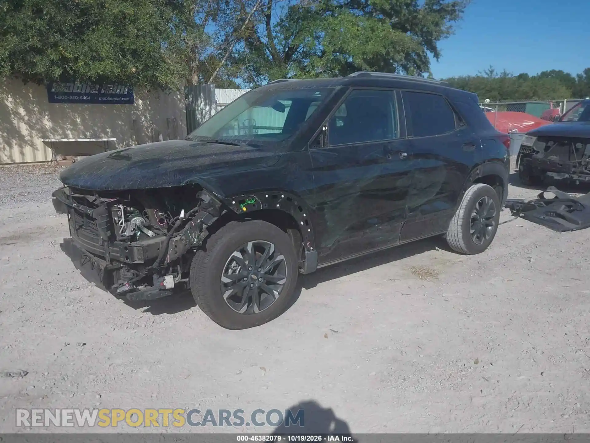 2 Photograph of a damaged car KL79MPS28MB093084 CHEVROLET TRAILBLAZER 2021