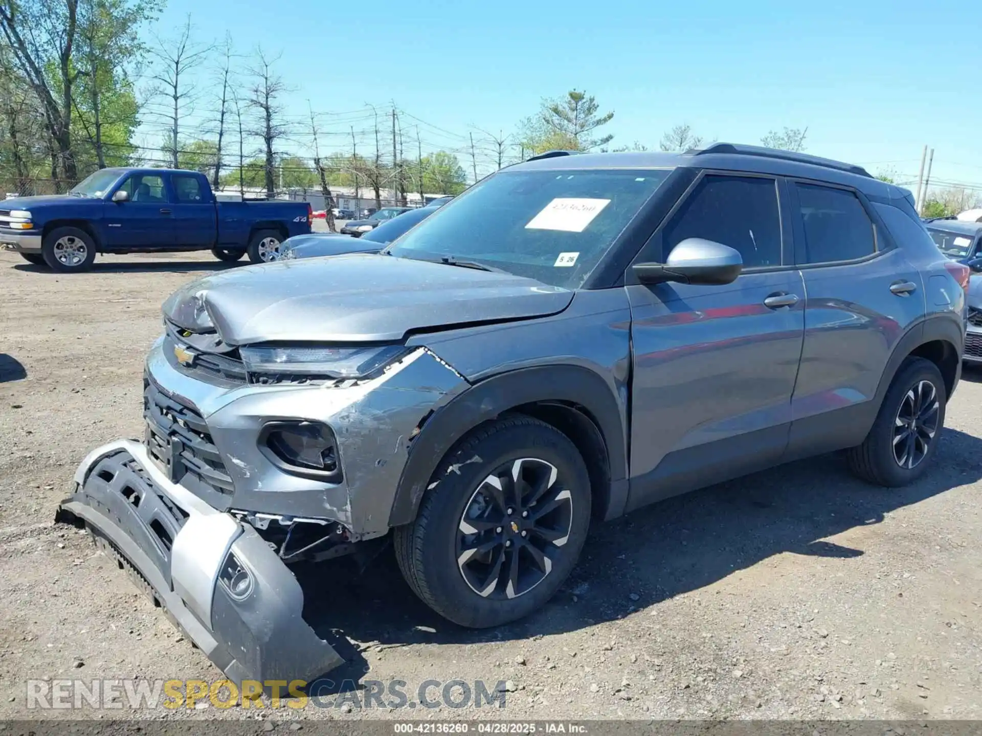 2 Photograph of a damaged car KL79MPS29MB112757 CHEVROLET TRAILBLAZER 2021