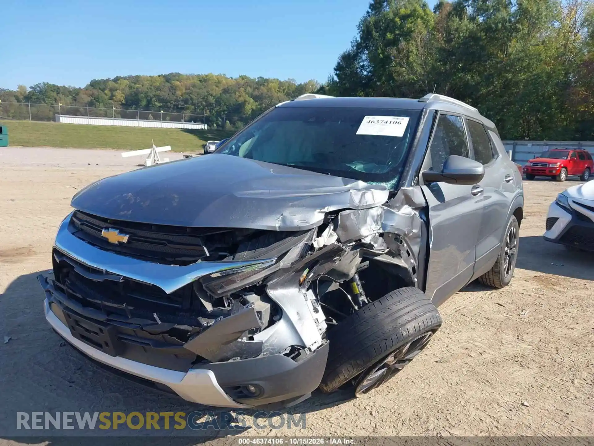 2 fotografías del automóvil dañado KL79MPSL0MB003631 CHEVROLET TRAILBLAZER 2021