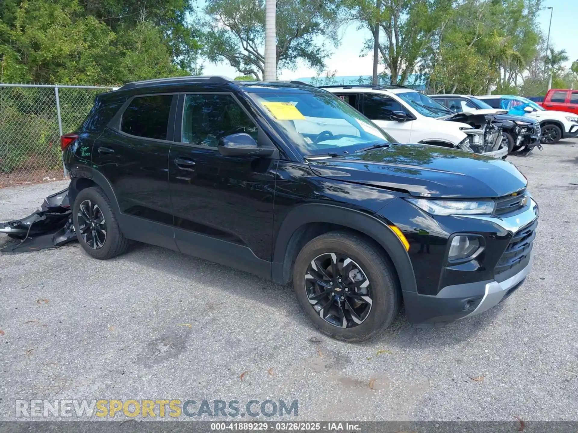 1 fotografías del automóvil dañado KL79MPSL0MB026231 CHEVROLET TRAILBLAZER 2021