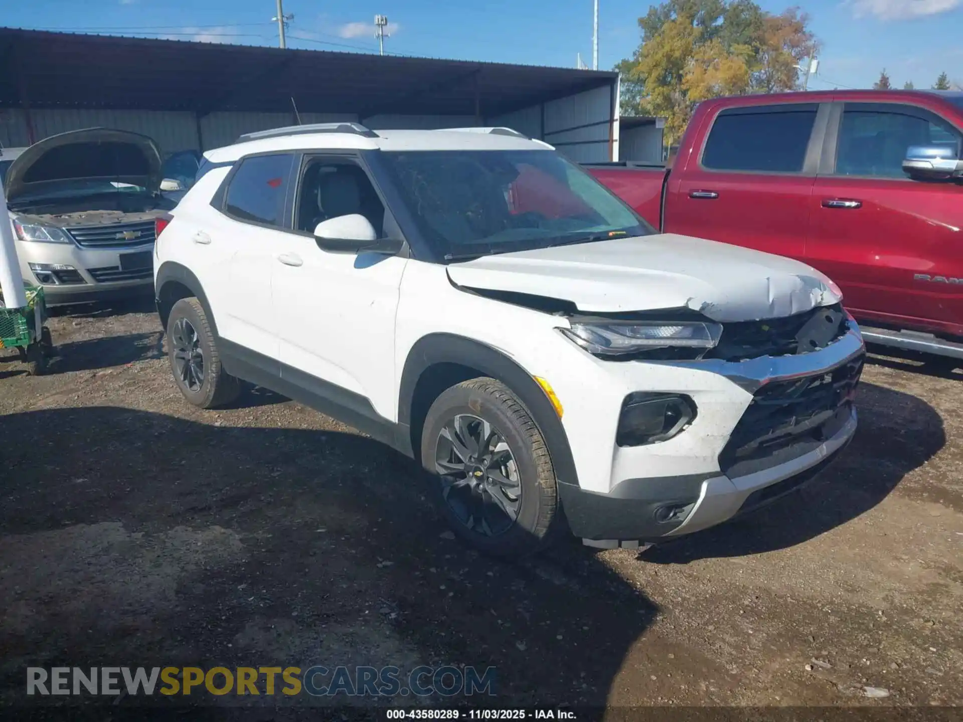 1 Photograph of a damaged car KL79MPSL2MB006935 CHEVROLET TRAILBLAZER 2021