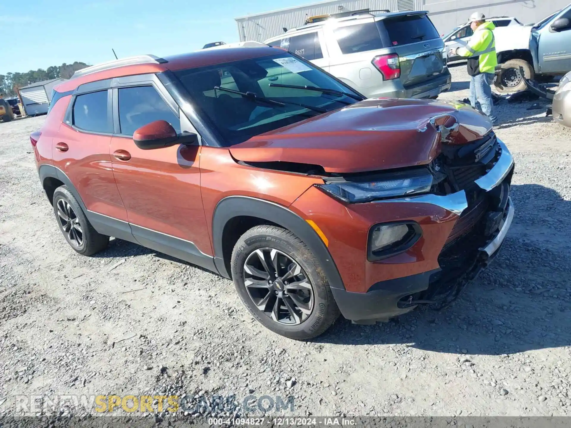 1 fotografías del automóvil dañado KL79MPSL2MB151442 CHEVROLET TRAILBLAZER 2021