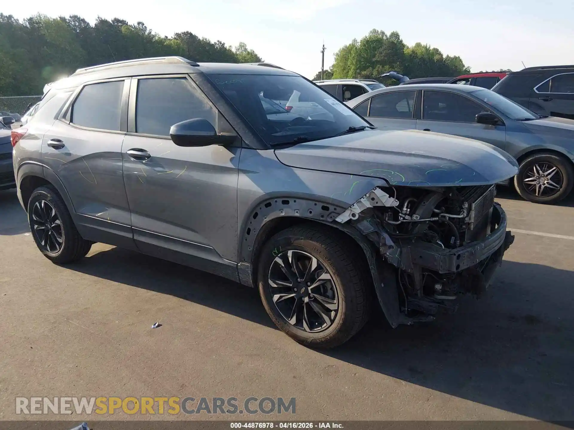 1 Photograph of a damaged car KL79MPSL2MB152736 CHEVROLET TRAILBLAZER 2021