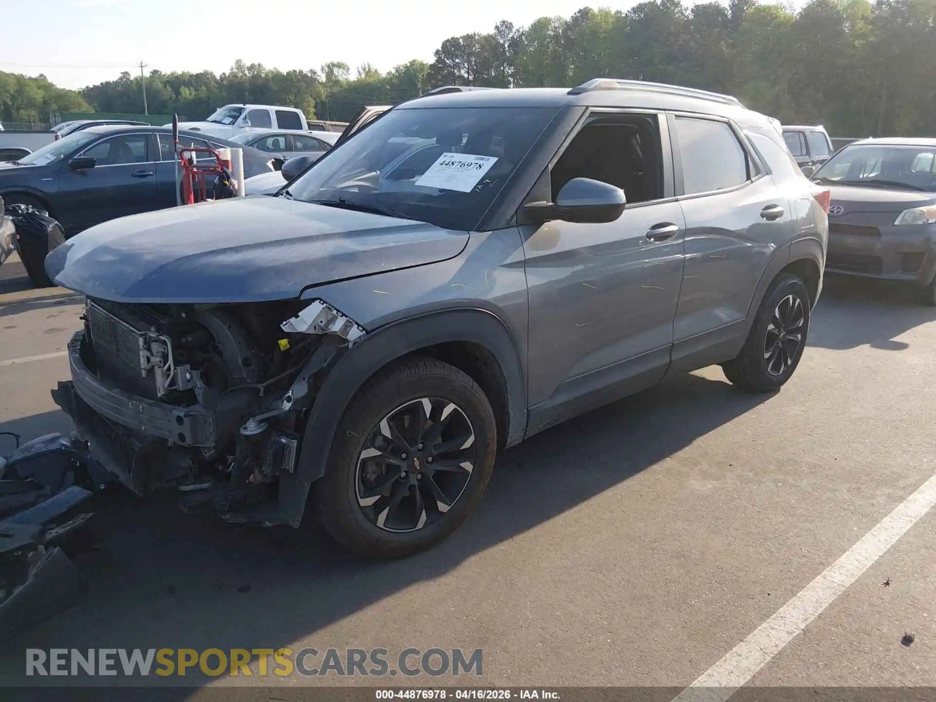 2 Photograph of a damaged car KL79MPSL2MB152736 CHEVROLET TRAILBLAZER 2021