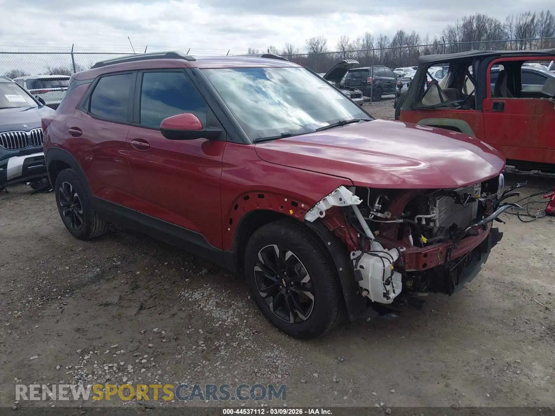 1 Photograph of a damaged car KL79MPSL3MB033058 CHEVROLET TRAILBLAZER 2021