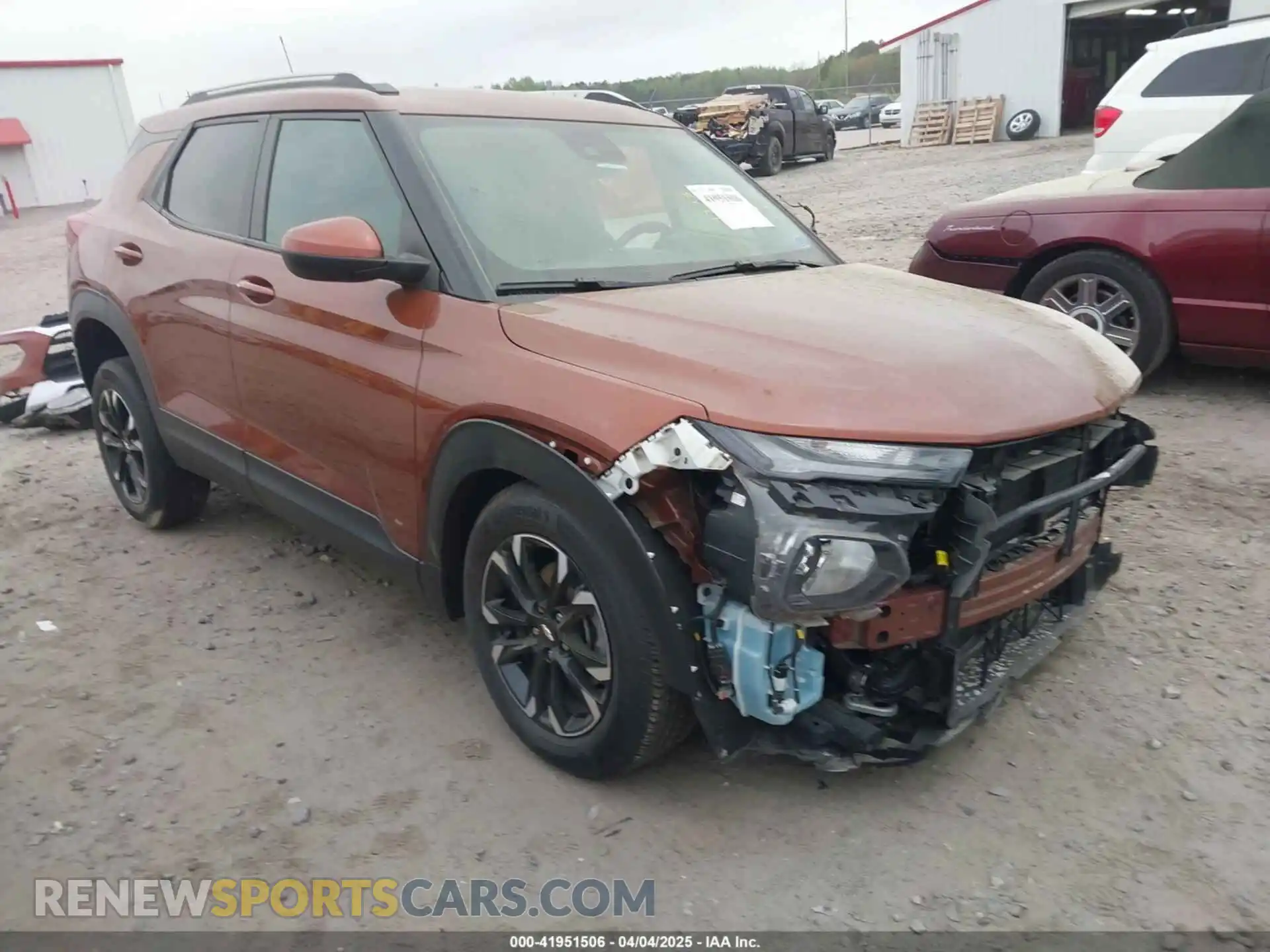 1 Photograph of a damaged car KL79MPSL5MB016360 CHEVROLET TRAILBLAZER 2021