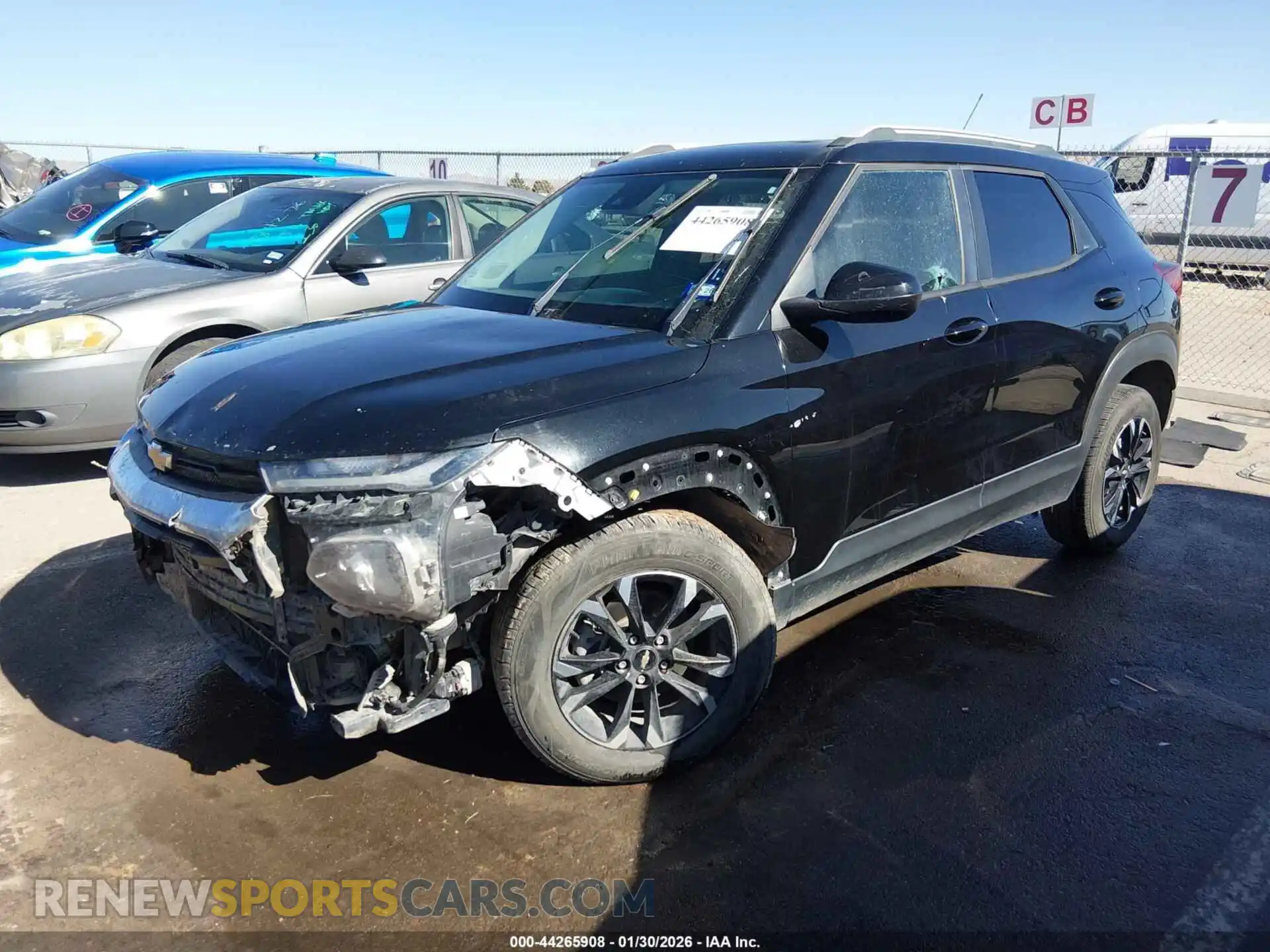 2 Photograph of a damaged car KL79MPSL5MB057829 CHEVROLET TRAILBLAZER 2021