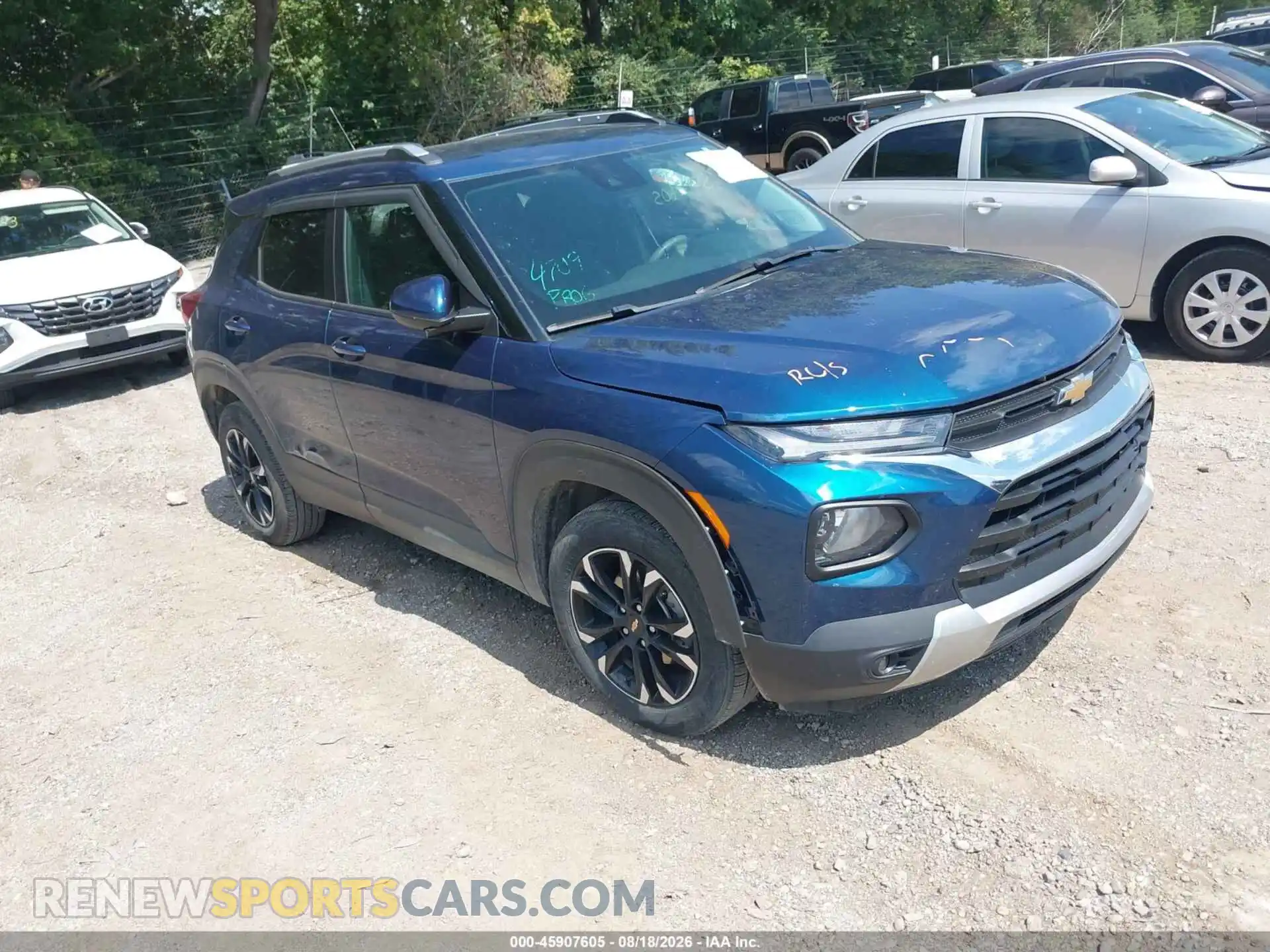 1 Фотография поврежденного автомобиля KL79MPSL9MB139028 CHEVROLET TRAILBLAZER 2021