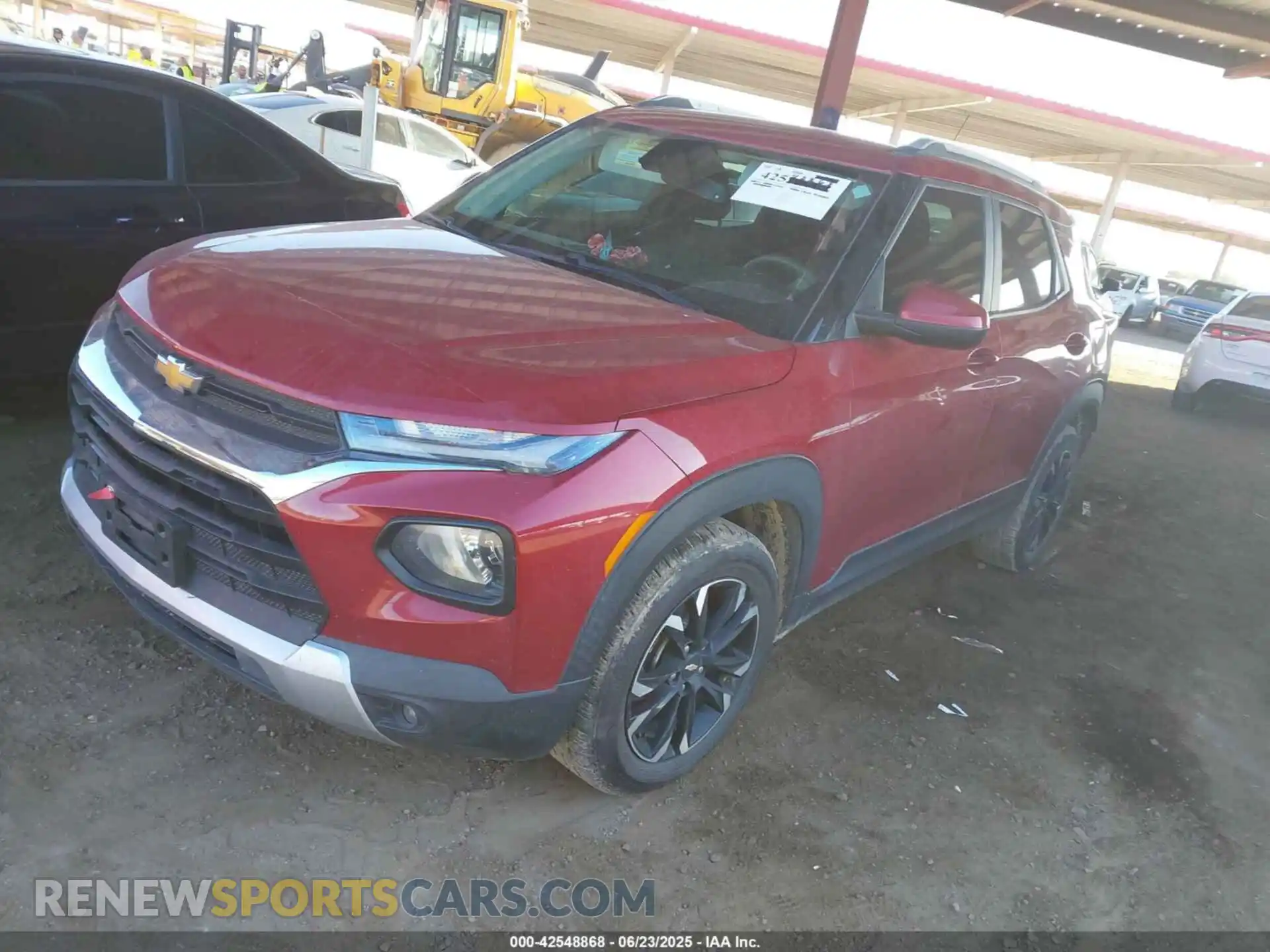 2 Photograph of a damaged car KL79MPSLXMB023563 CHEVROLET TRAILBLAZER 2021