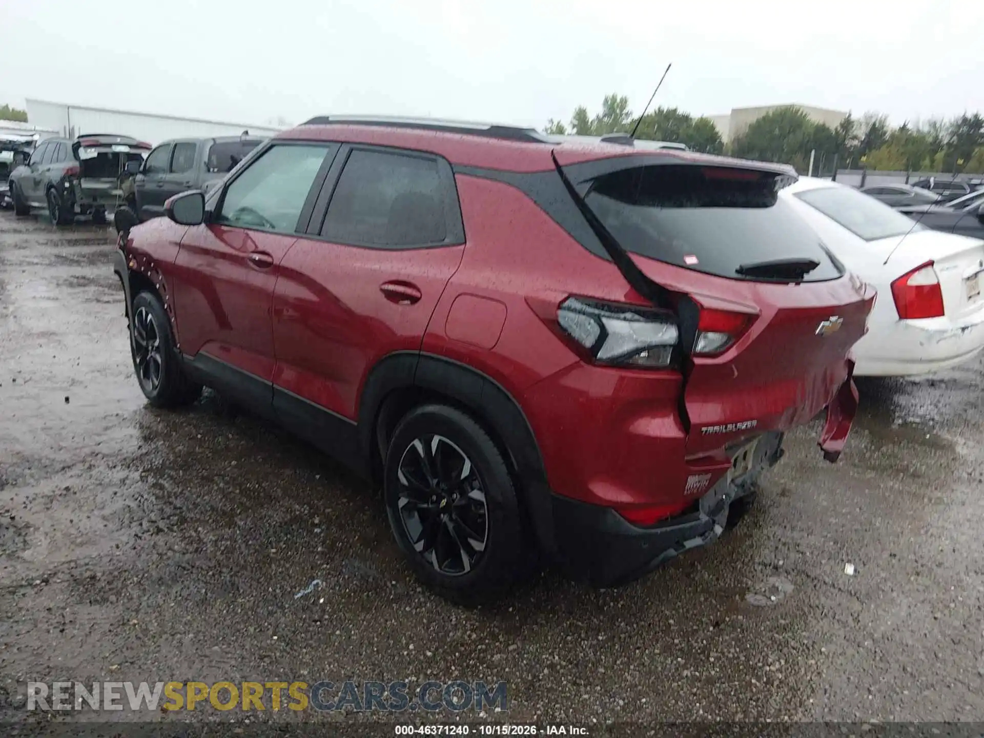 3 fotografías del automóvil dañado KL79MPSLXMB057664 CHEVROLET TRAILBLAZER 2021