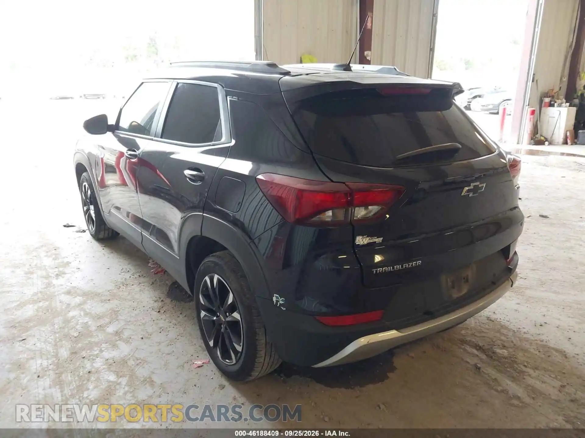 3 Photograph of a damaged car KL79MPSLXMB090194 CHEVROLET TRAILBLAZER 2021