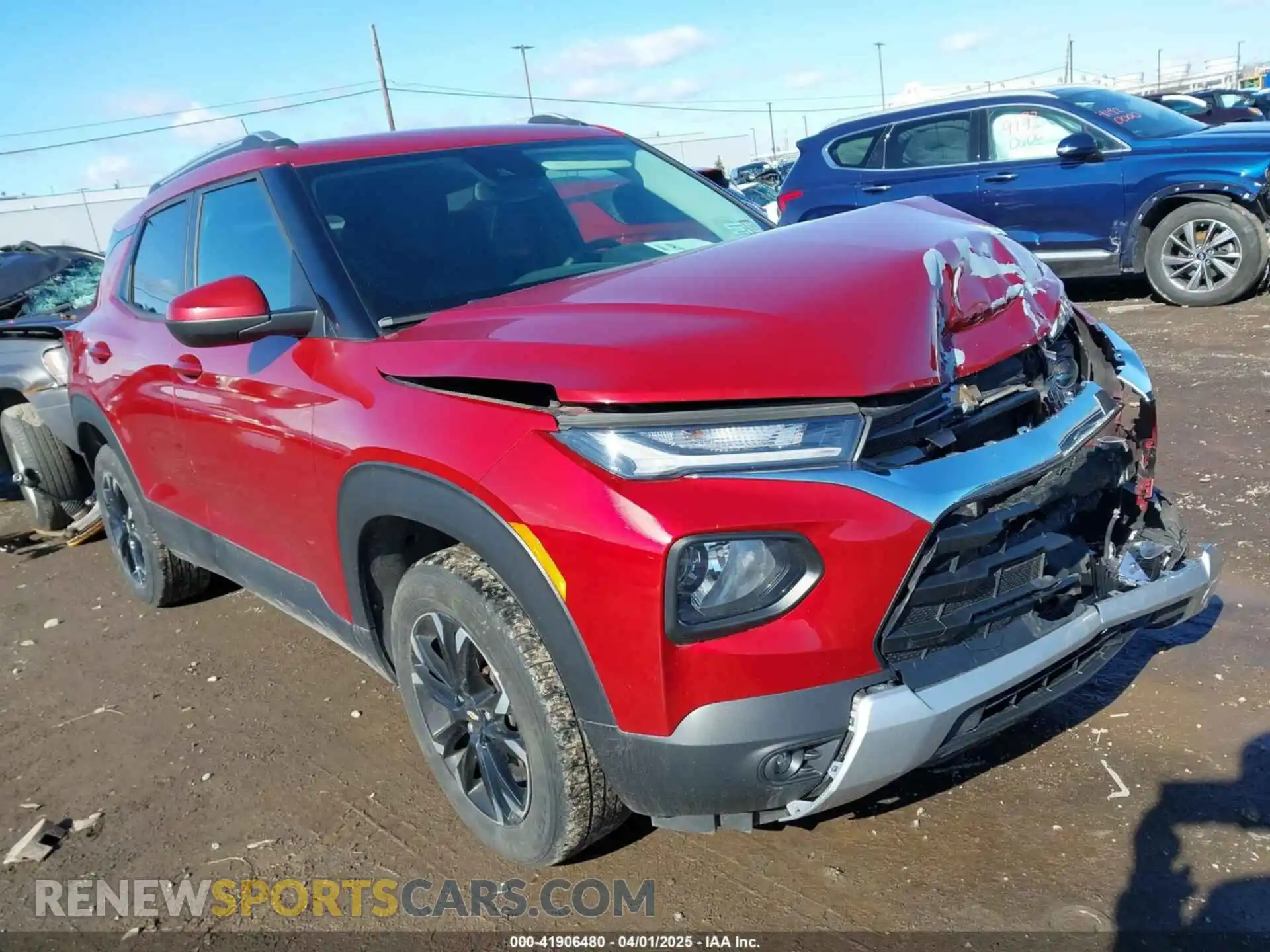 1 Photograph of a damaged car KL79MRSL1MB047262 CHEVROLET TRAILBLAZER 2021