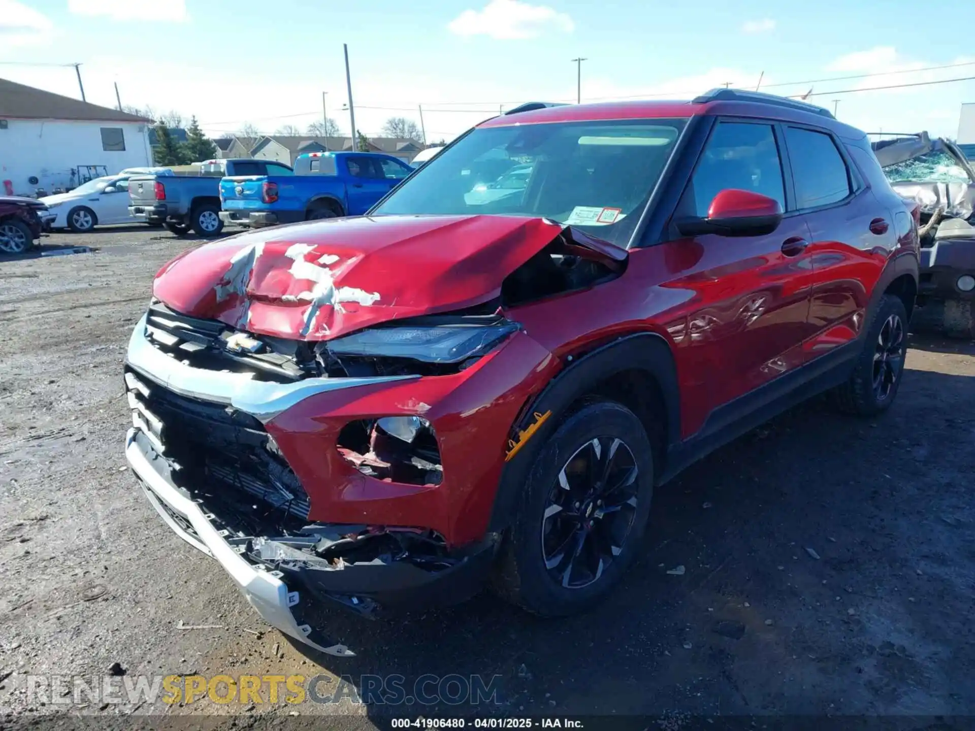 2 Photograph of a damaged car KL79MRSL1MB047262 CHEVROLET TRAILBLAZER 2021