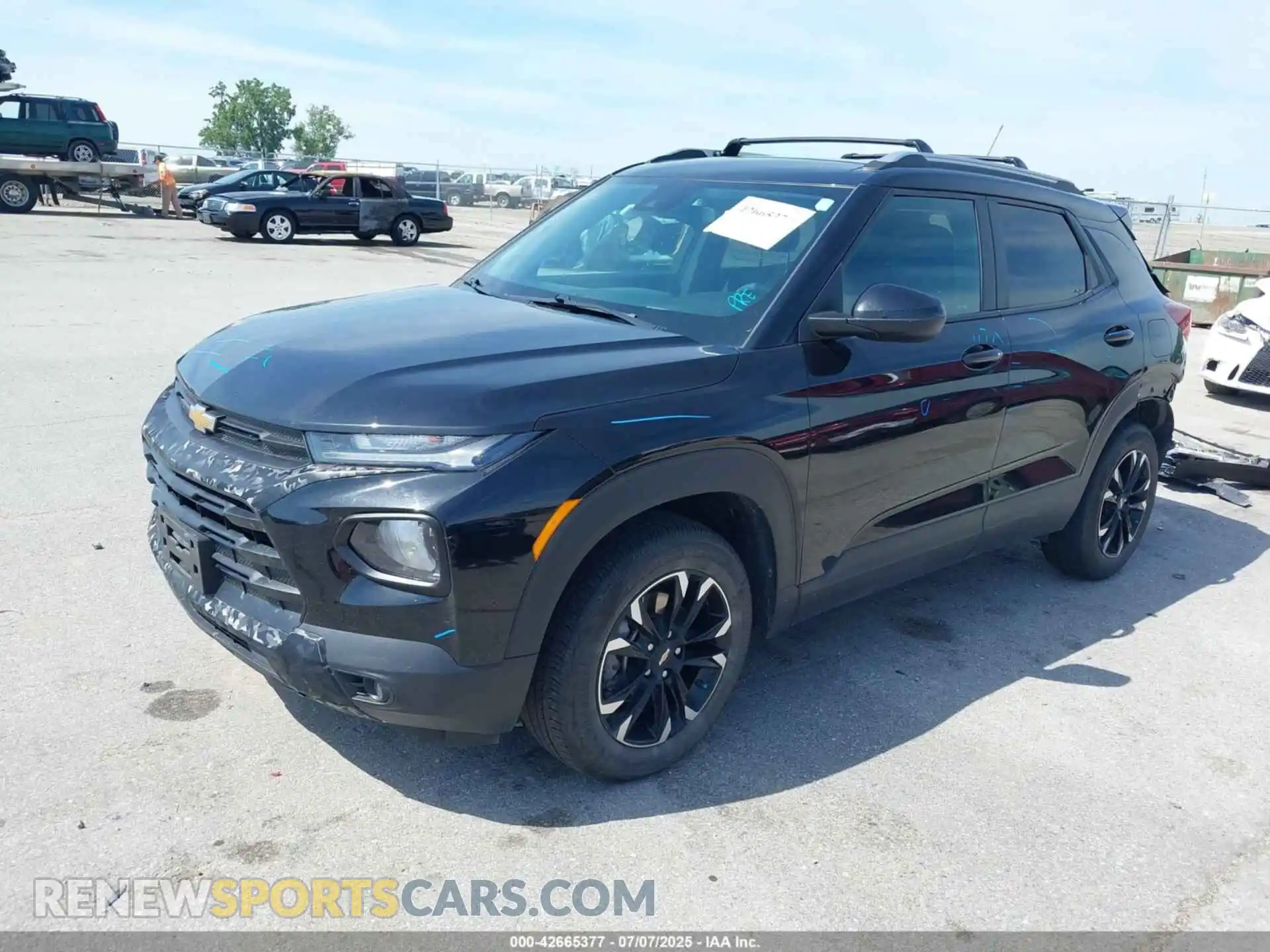 2 Photograph of a damaged car KL79MRSL2MB162579 CHEVROLET TRAILBLAZER 2021