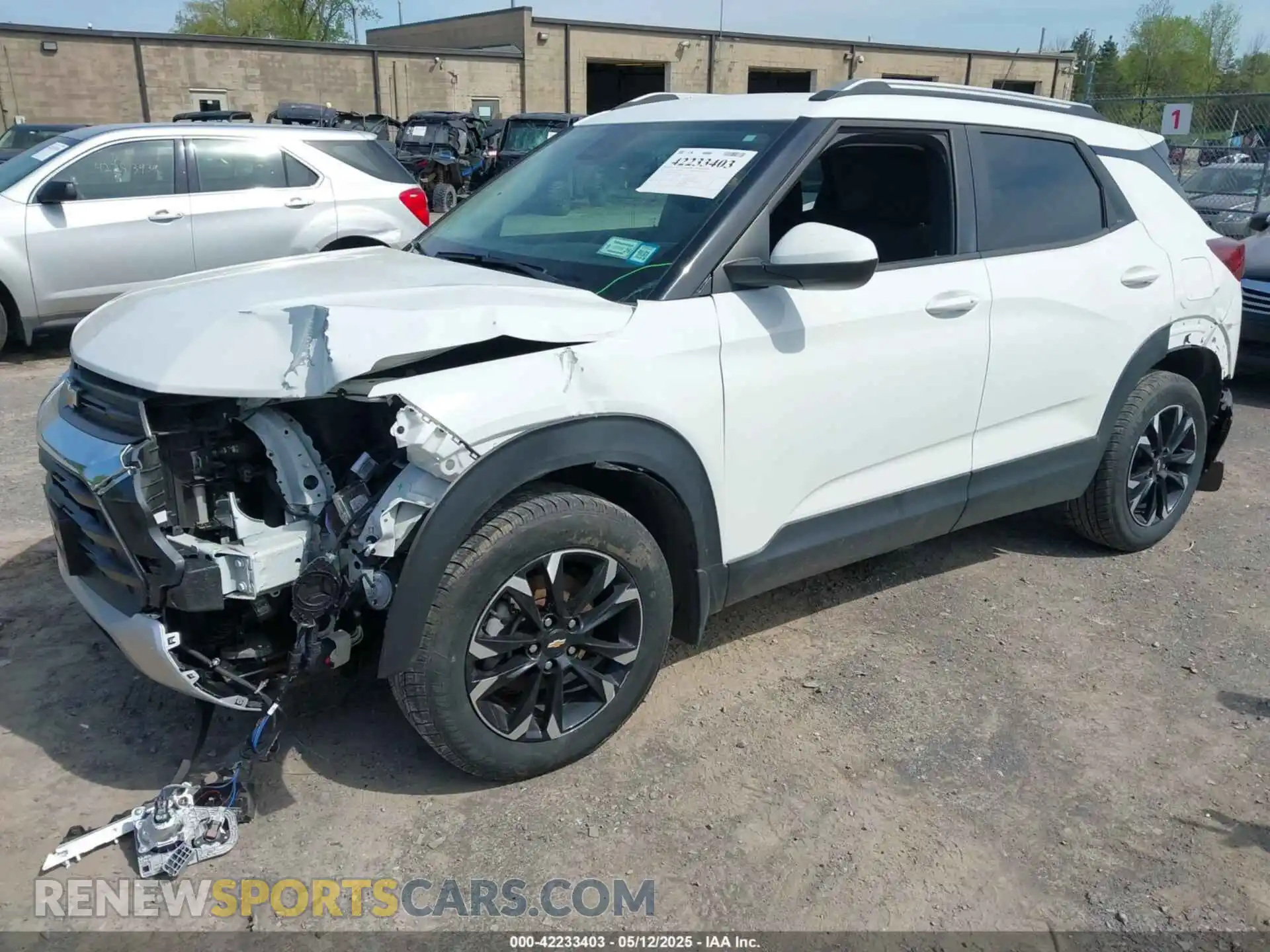 2 Photograph of a damaged car KL79MRSL6MB106712 CHEVROLET TRAILBLAZER 2021
