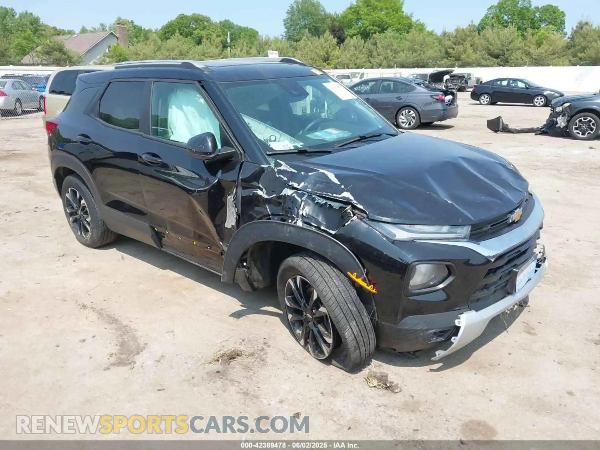 1 Photograph of a damaged car KL79MRSL6MB116091 CHEVROLET TRAILBLAZER 2021