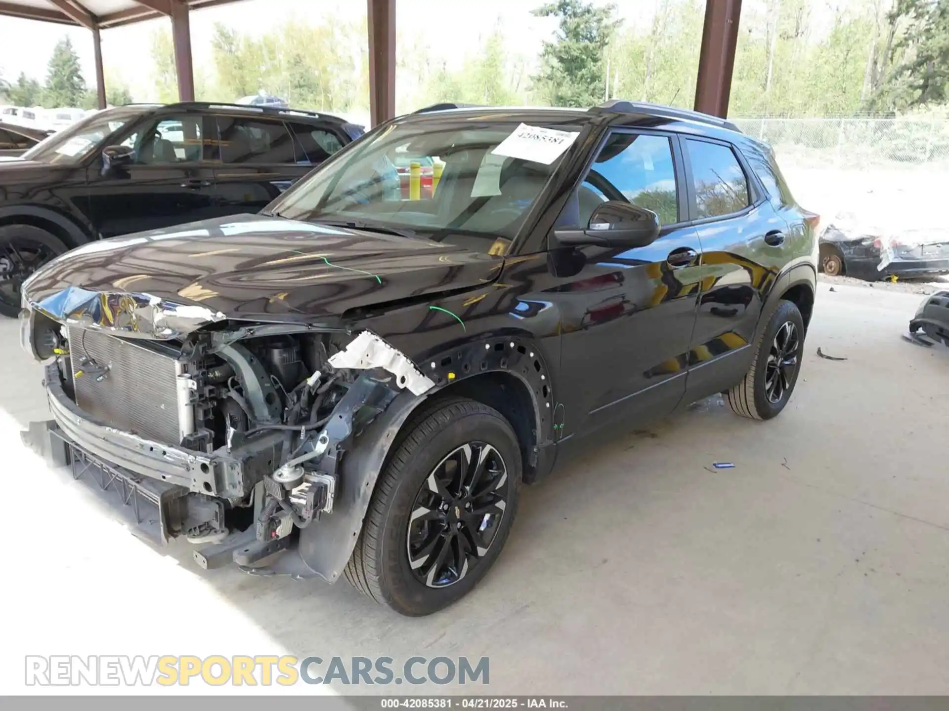 2 Photograph of a damaged car KL79MRSL7MB026190 CHEVROLET TRAILBLAZER 2021