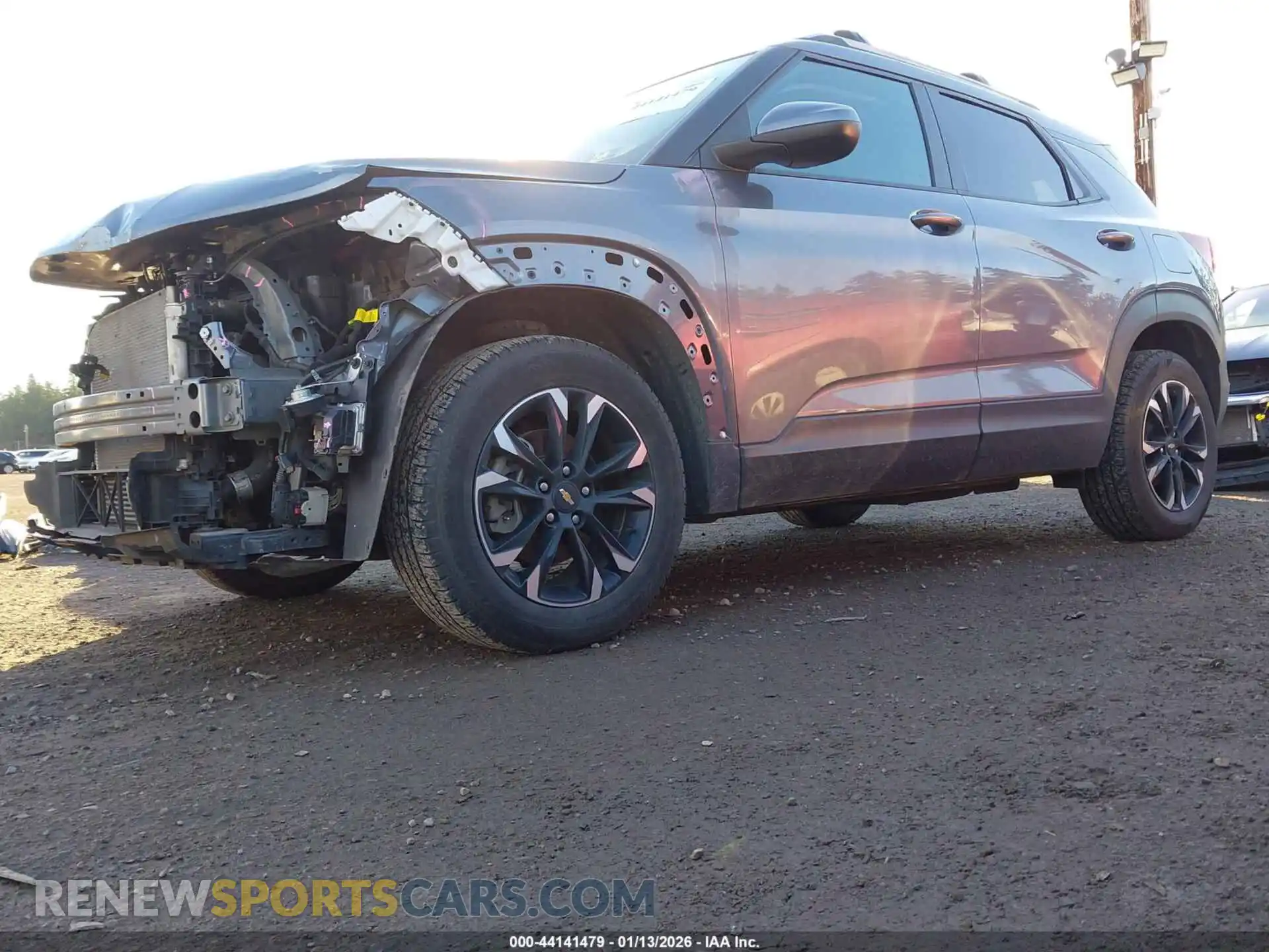 2 Photograph of a damaged car KL79MRSL7MB135393 CHEVROLET TRAILBLAZER 2021