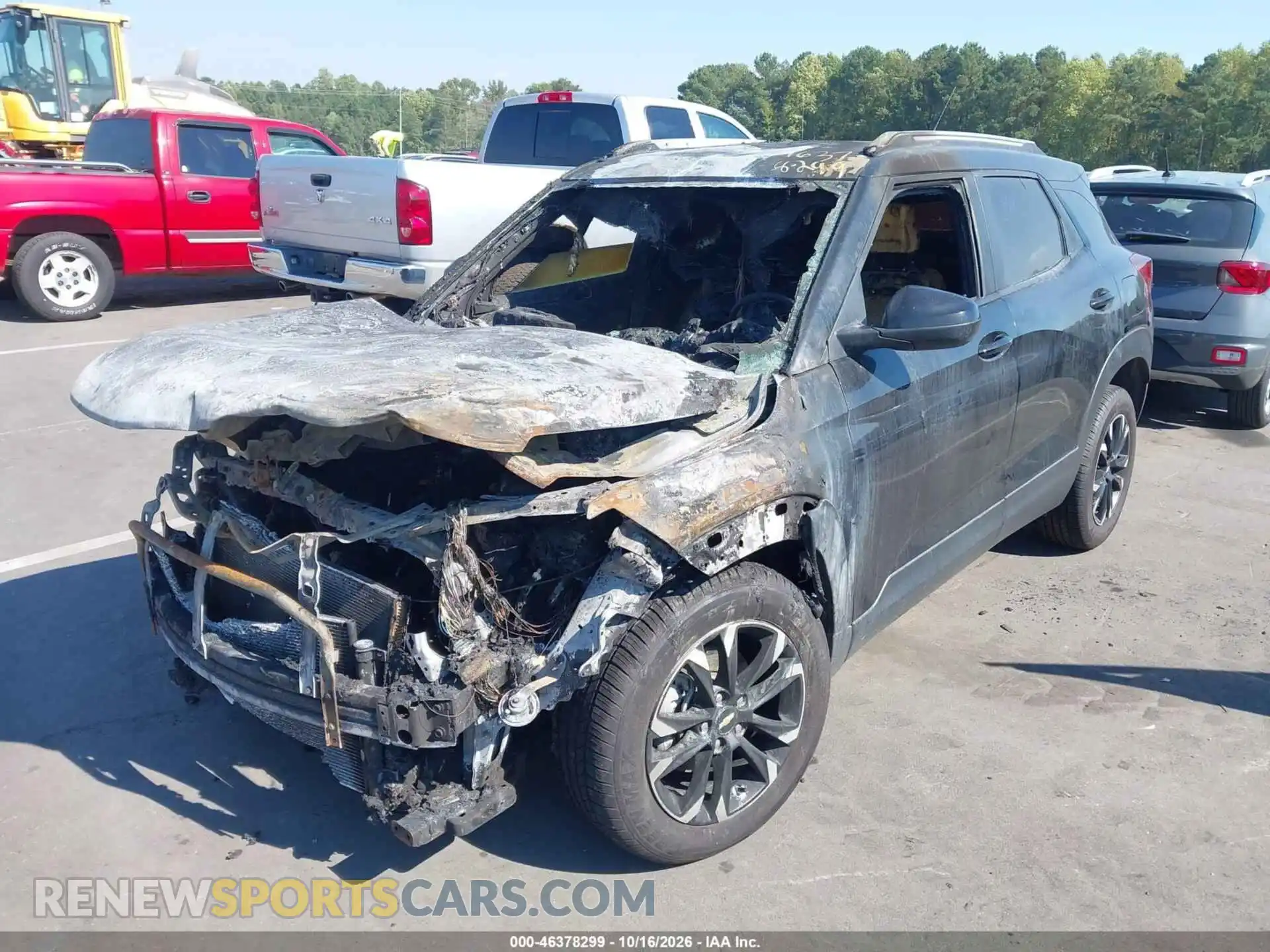 2 Photograph of a damaged car KL79MRSL7MB147351 CHEVROLET TRAILBLAZER 2021
