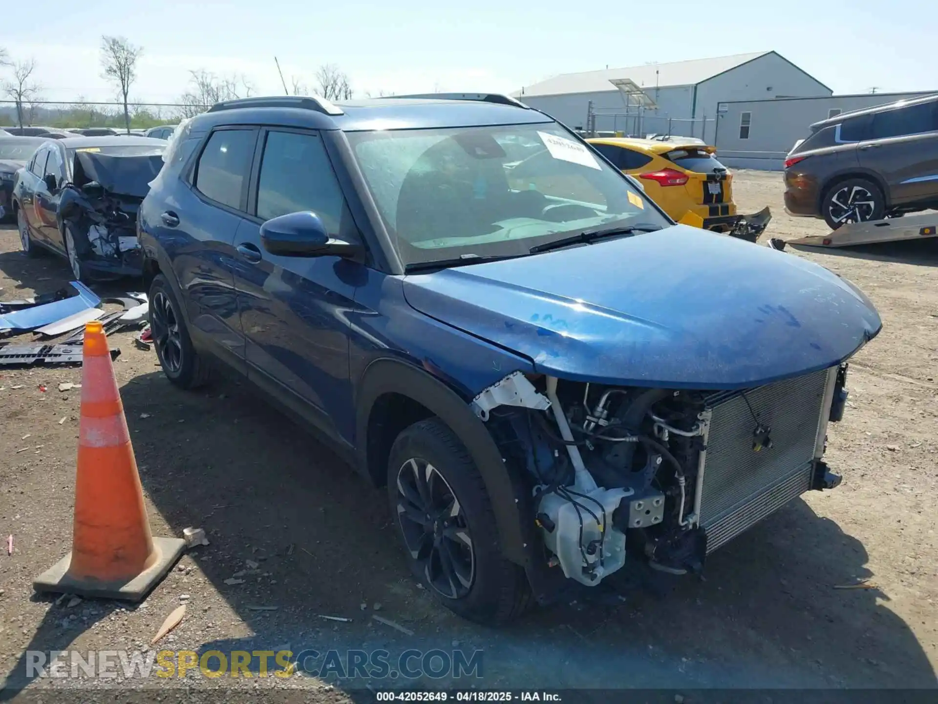 1 Photograph of a damaged car KL79MRSL8MB001721 CHEVROLET TRAILBLAZER 2021