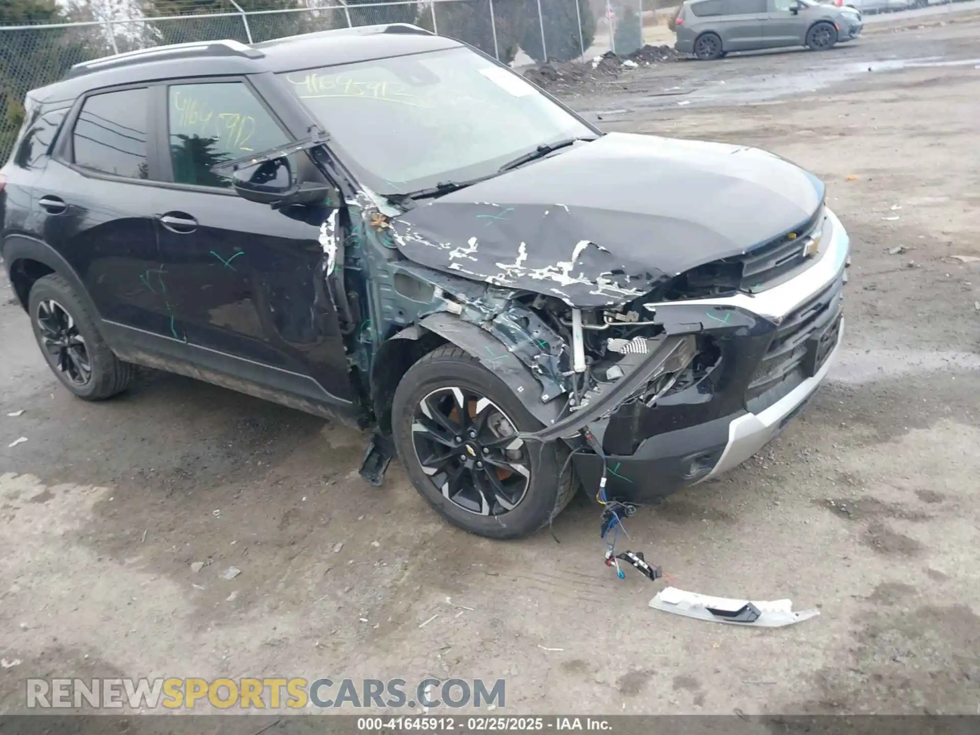 1 Photograph of a damaged car KL79MRSL8MB013240 CHEVROLET TRAILBLAZER 2021