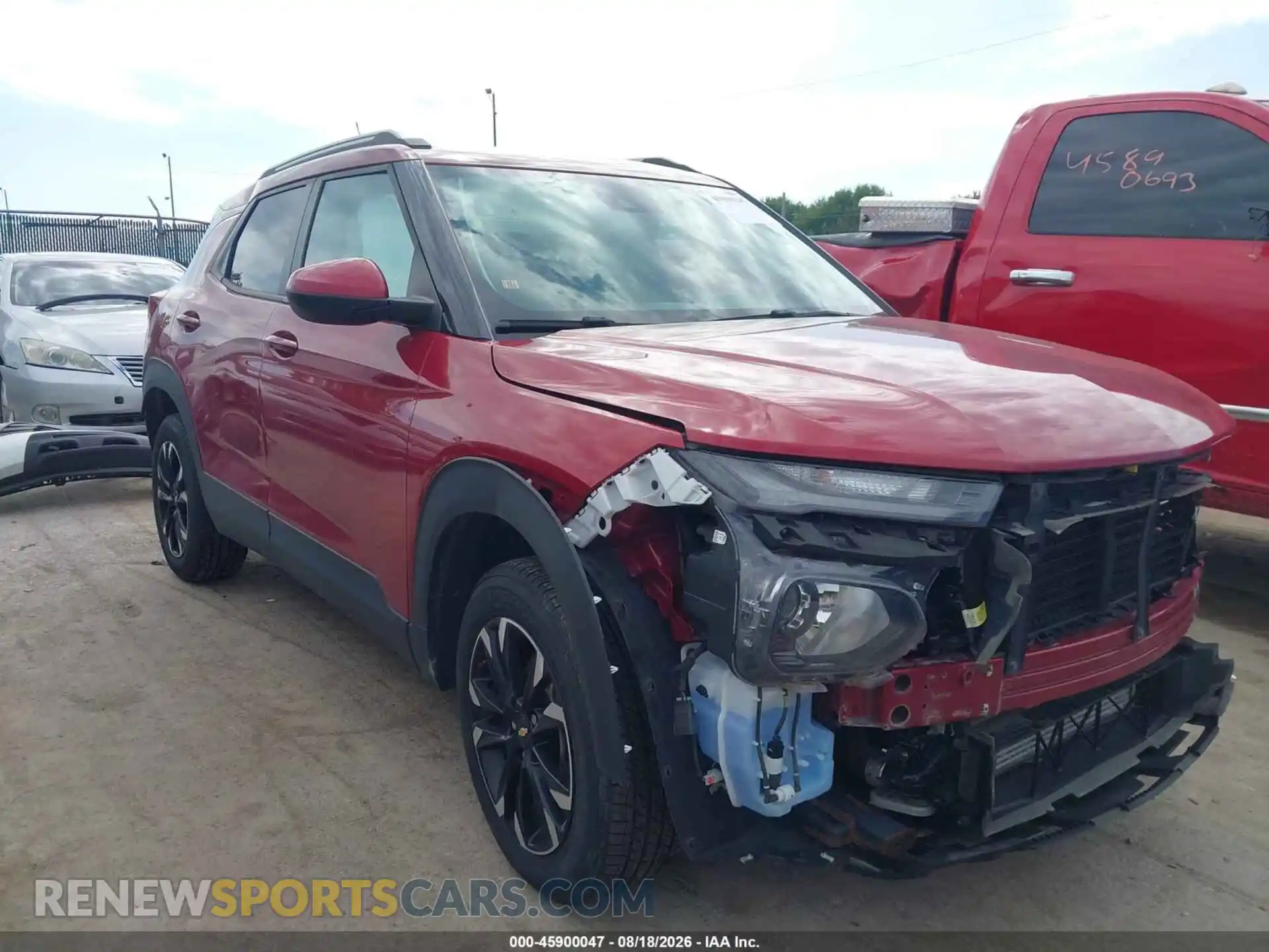 1 Photograph of a damaged car KL79MRSL8MB125083 CHEVROLET TRAILBLAZER 2021